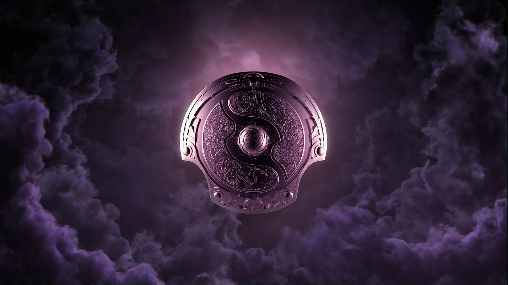 outdoors, dark, nature, backgrounds, cloud - sky, digital composite, sky, no people, Dota 2, technology, Loading screen, beauty in nature, purple, sphere, HD Wallpaper