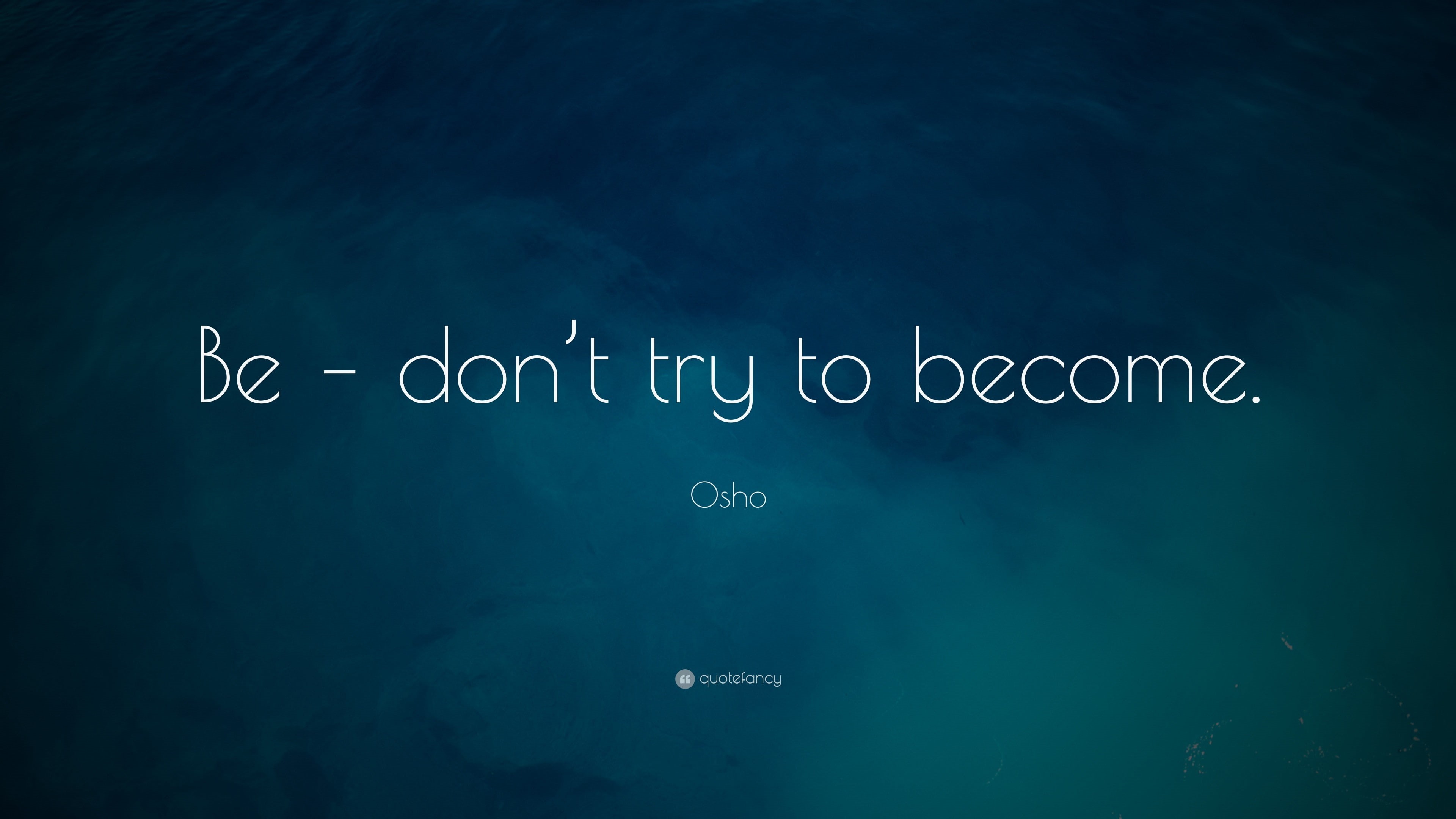 blue background, simple background, text, motivational, quote, Osho, 4K, HD Wallpaper