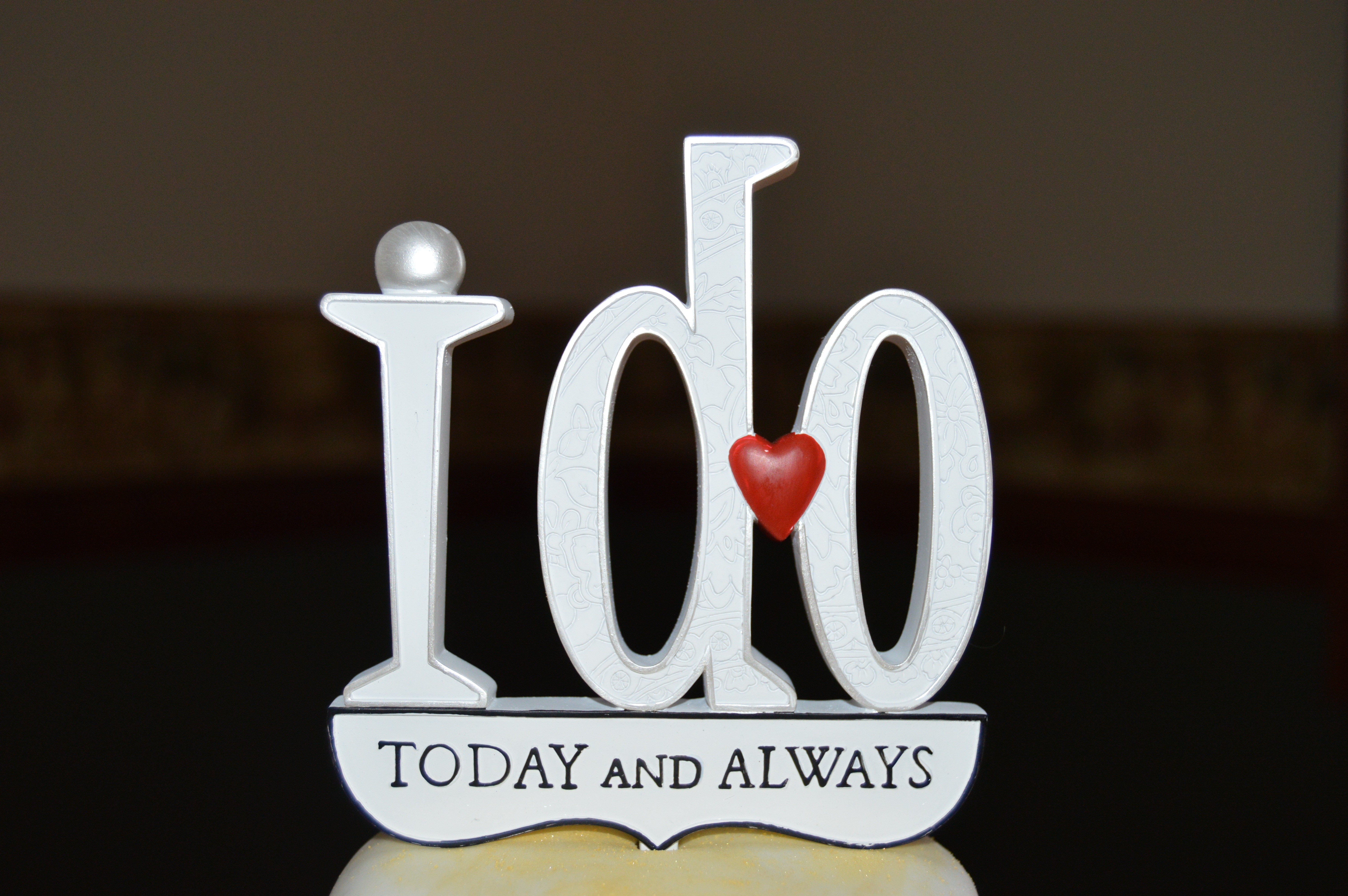 message, text, 5K, cake topper, alphabet, i do, guidance, single word, always, red, white color, today, communication, focus on foreground, positive emotion, HD Wallpaper