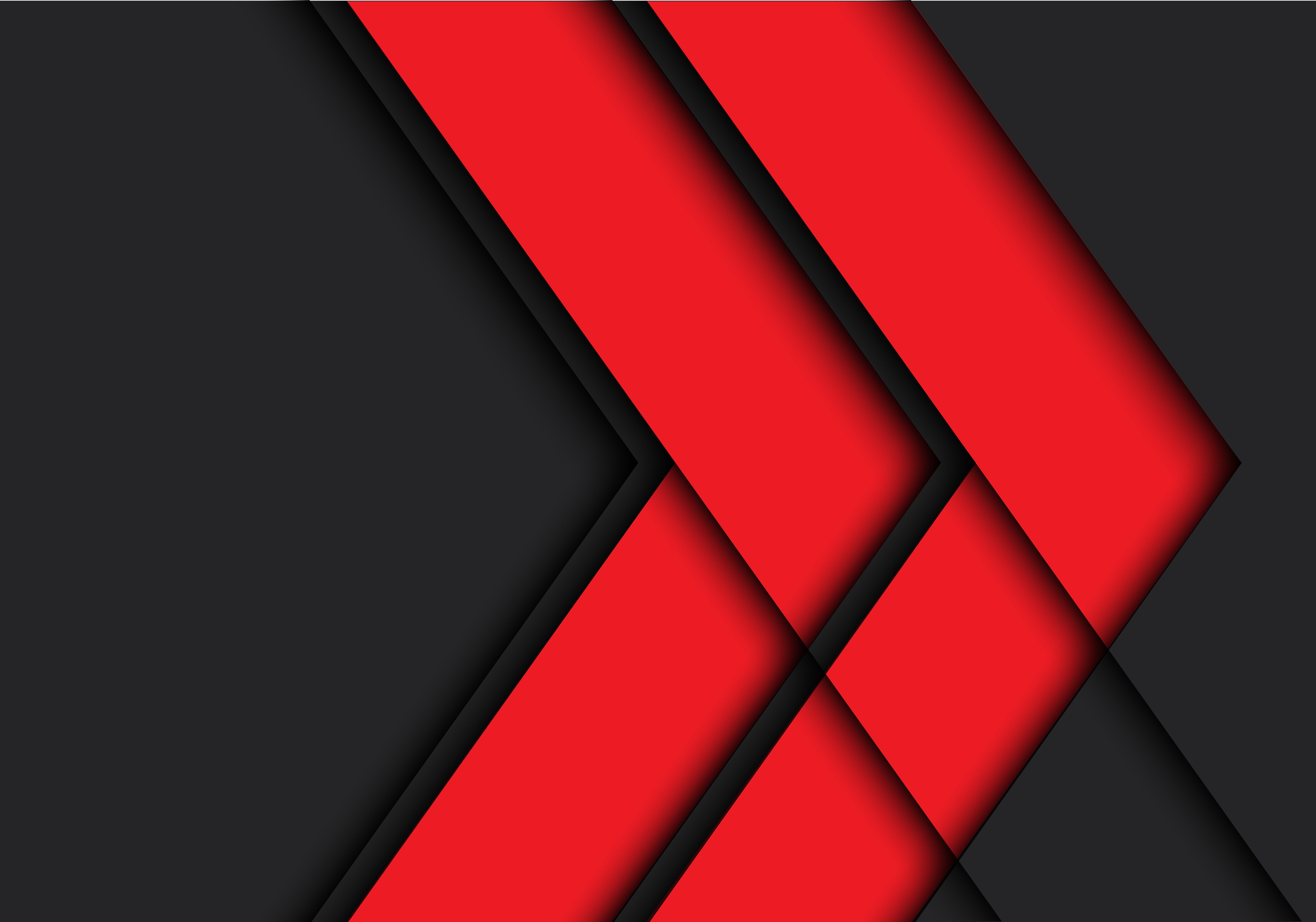 material, arrow, design, 5K, line, red, HD Wallpaper