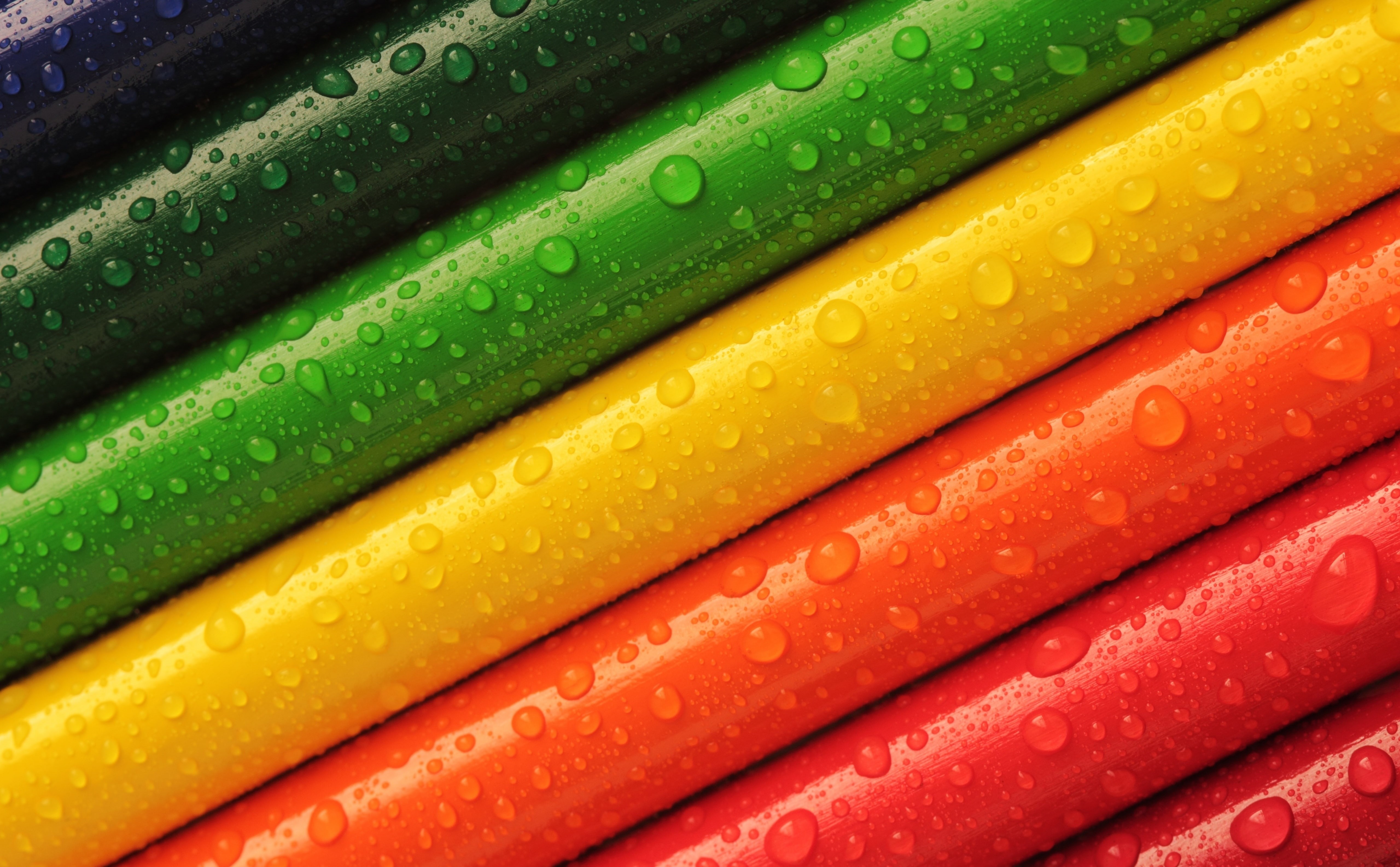 Pencils, Orange, food, Crayons, color, Yellow, Blue, choice, food and drink, green color, studio shot, close-up, assorted, vibrant, full frame, multi colored, HD Wallpaper