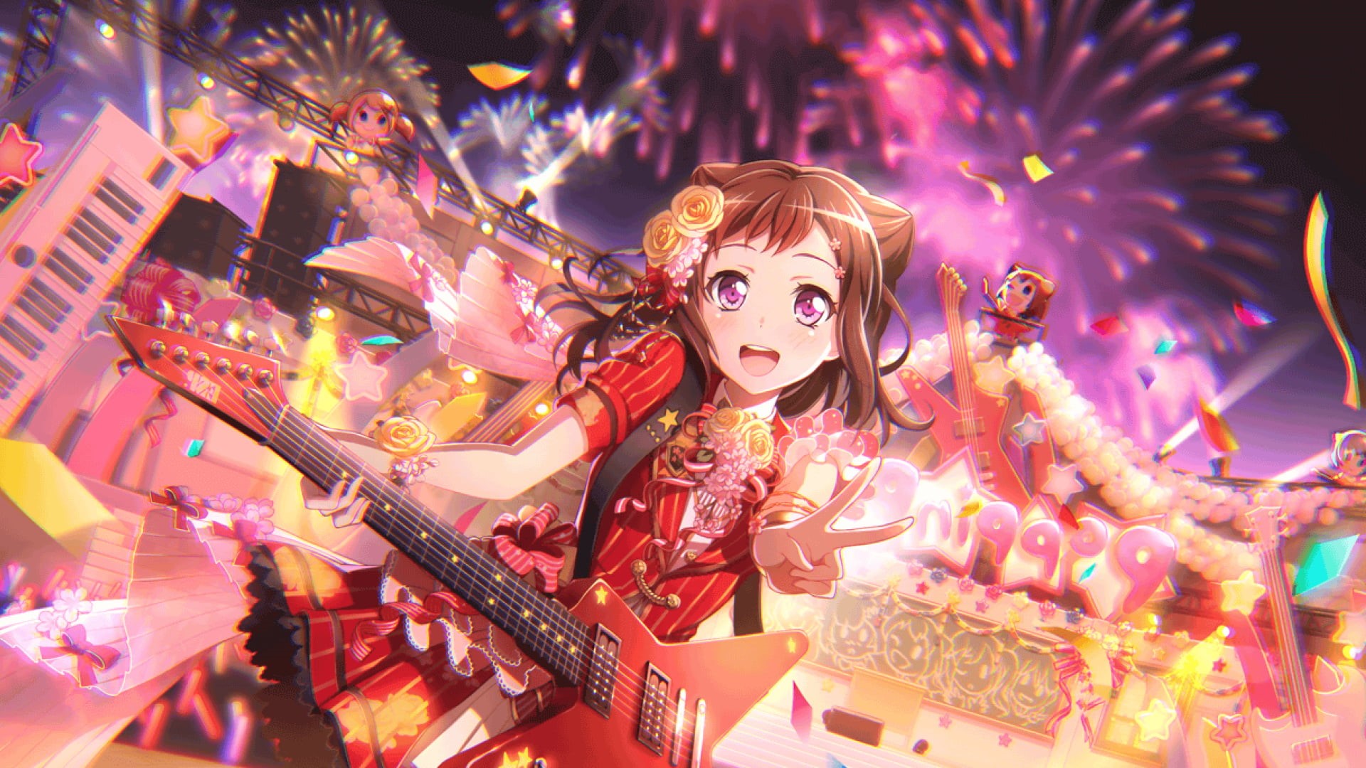 1080P, Anime, Kasumi Toyama, BanG Dream!, HD Wallpaper