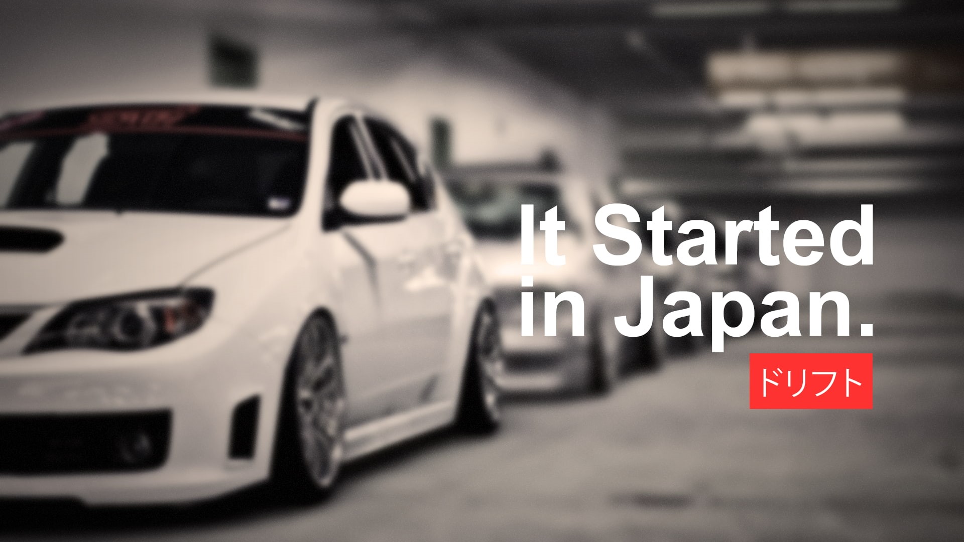 parking garage, transportation, Drifting, JDM, import, It Started in Japan, in a row, 1080P, tuning, WRX STI, mode of transportation, car, modified, no people, HD Wallpaper