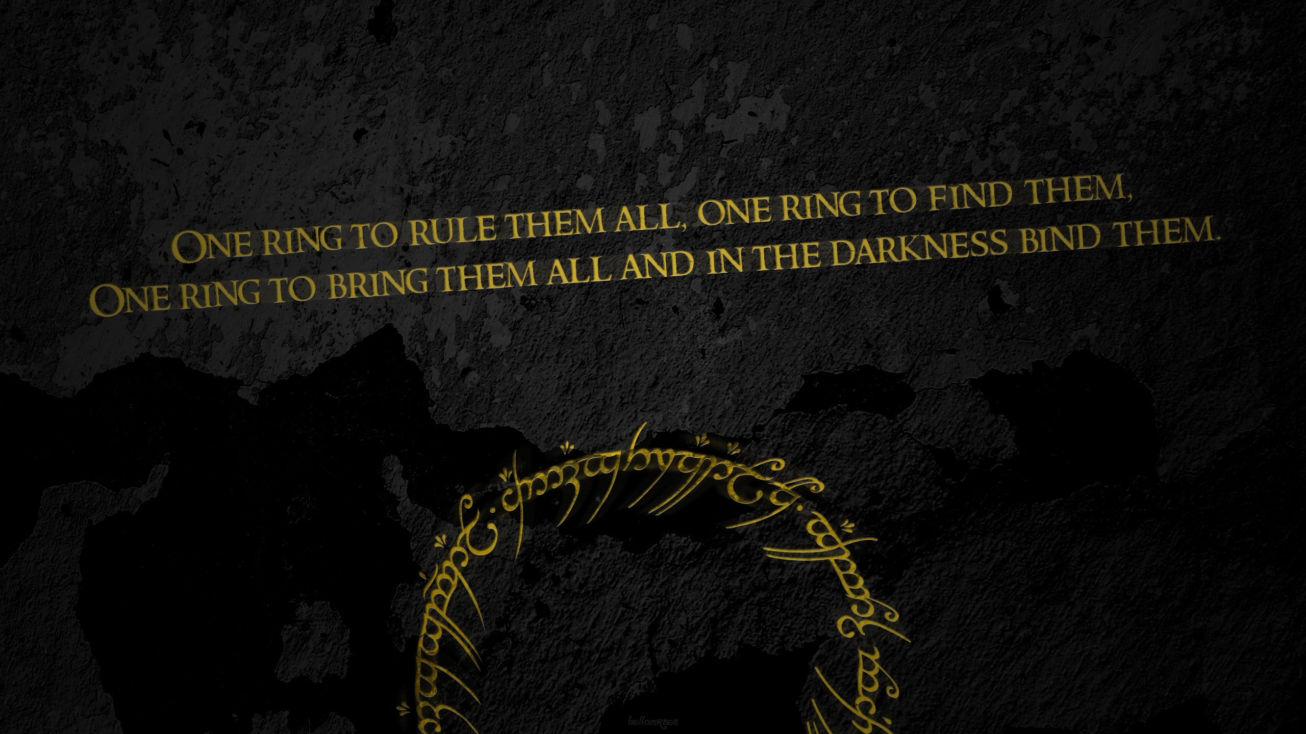 dark background, black color, indoors, pattern, information, poster, quote, information sign, one, The Lord of the Rings, textured, movies, number, architecture, HD Wallpaper