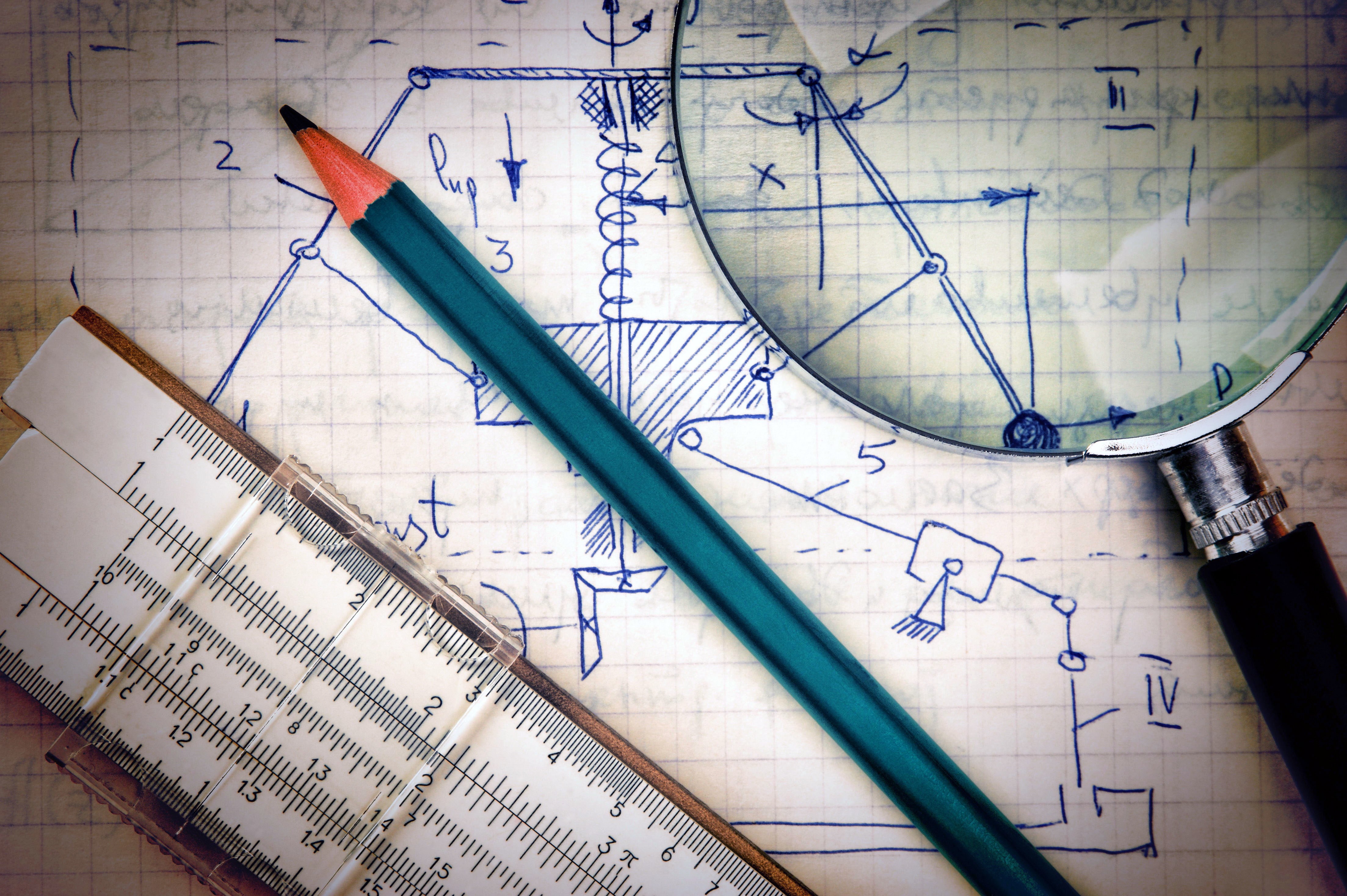 still life, document, backgrounds, theoretical mechanics, planning, termeh, pencil, mechanics of materials, green, business, high angle view, instrument of Measurement, HD Wallpaper