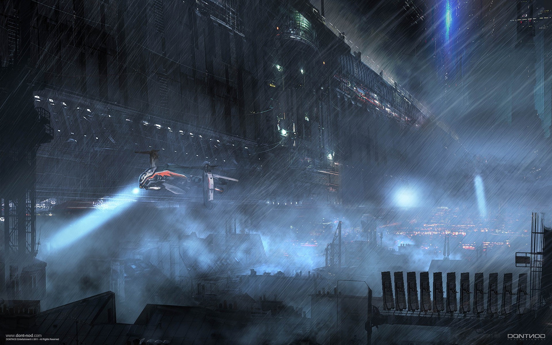 science fiction, concept art, 1080P, Remember Me, HD Wallpaper