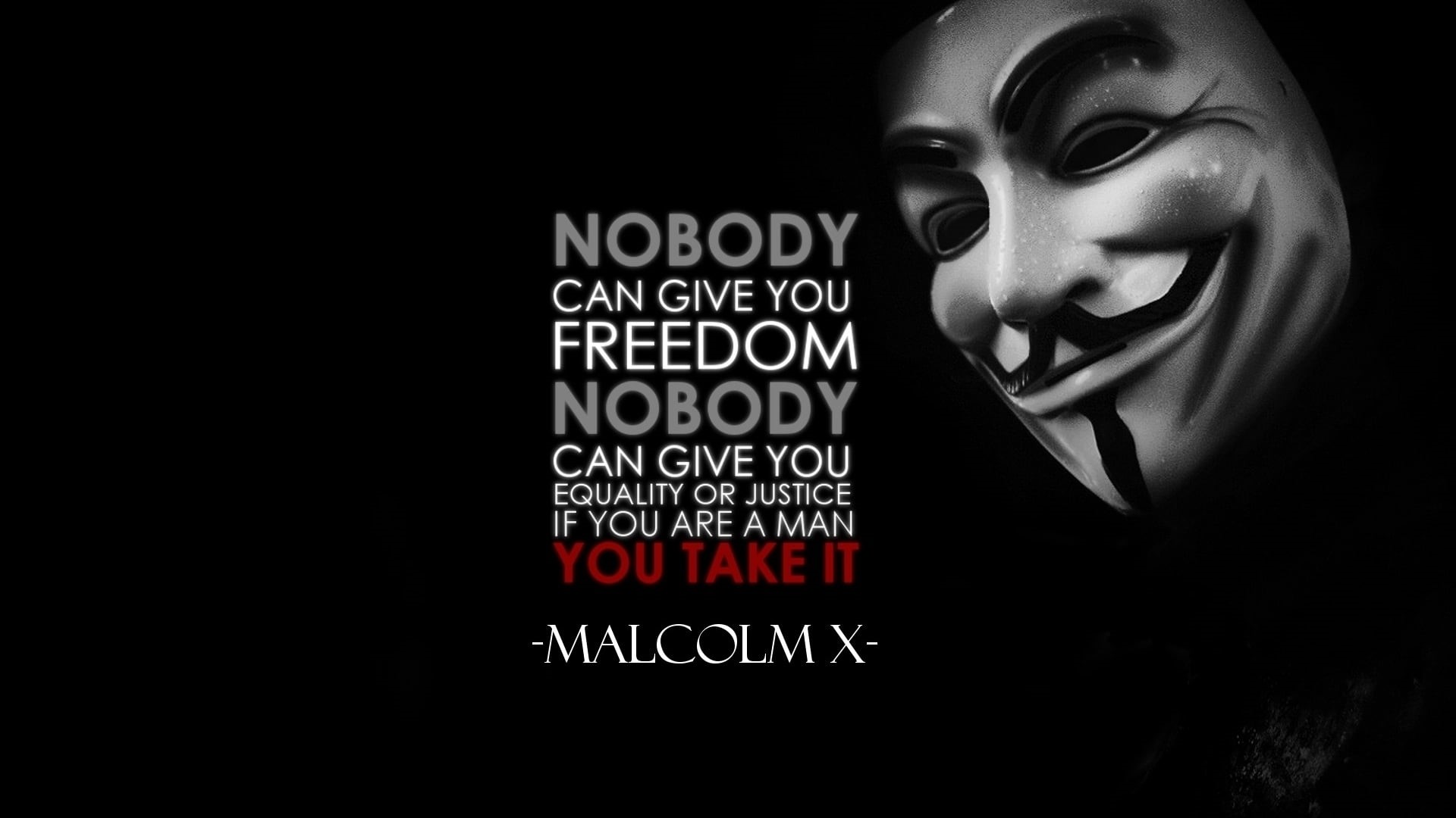 nobody, halloween, 1080P, one Person, text, black Color, the inscription, spooky, concepts, human Face, females, illustration, quote, anonymous, freedom, HD Wallpaper