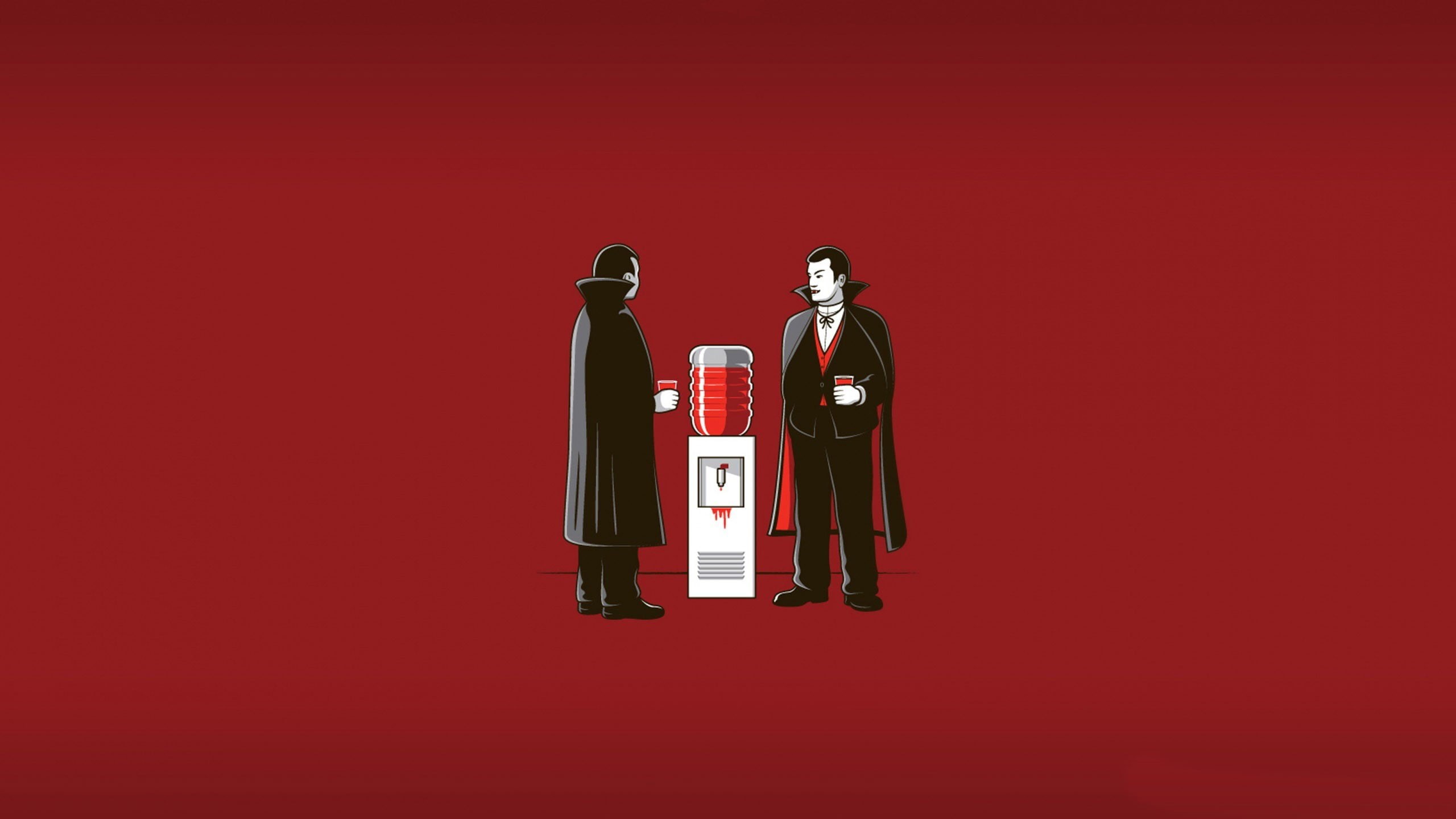 dispenser, red background, wall, representation, full length, dracula, standing, studio shot, blood, colored background, people, human representation, vampires, HD Wallpaper