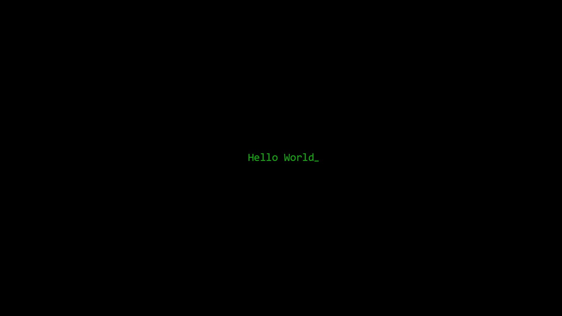 1080P, quote, Hello World, computer, HD Wallpaper