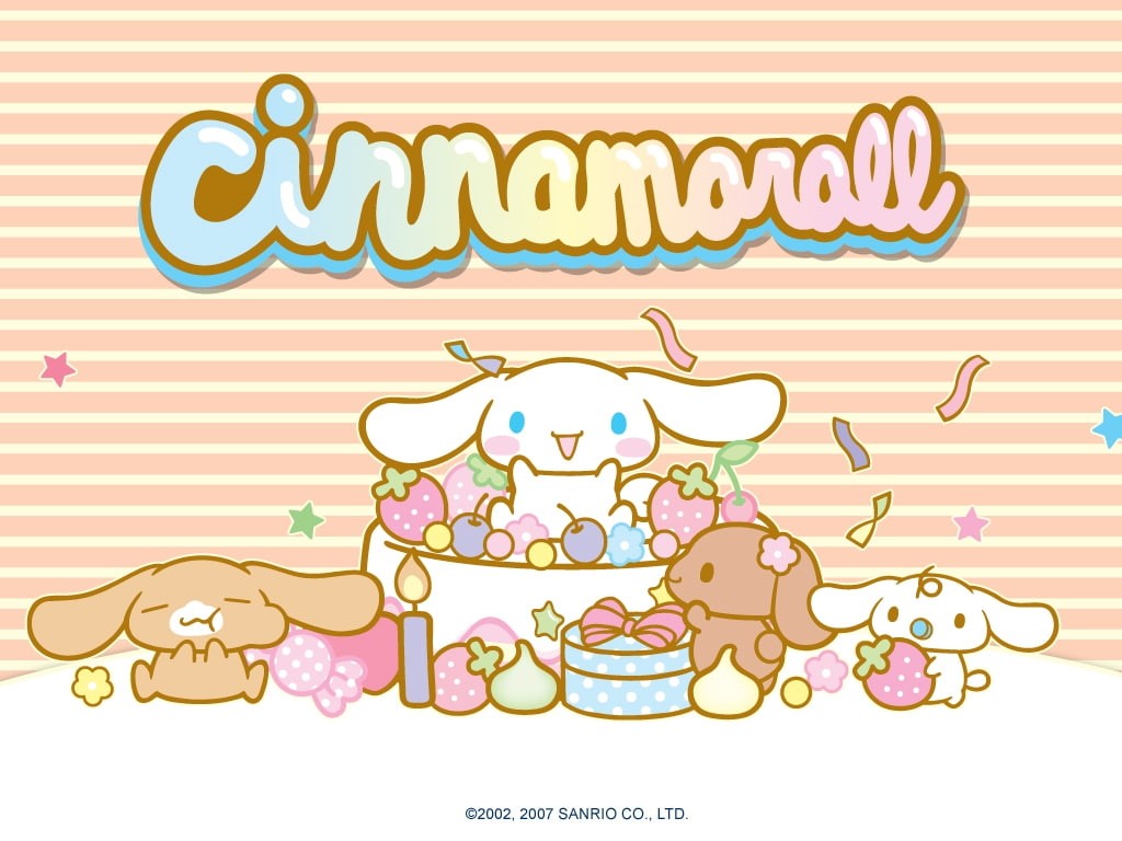 time, hd, cinnamoroll, Sweet, 480P, hello, anime, friends, candy, kitty, sanrio, Hello Kitty, art, HD Wallpaper