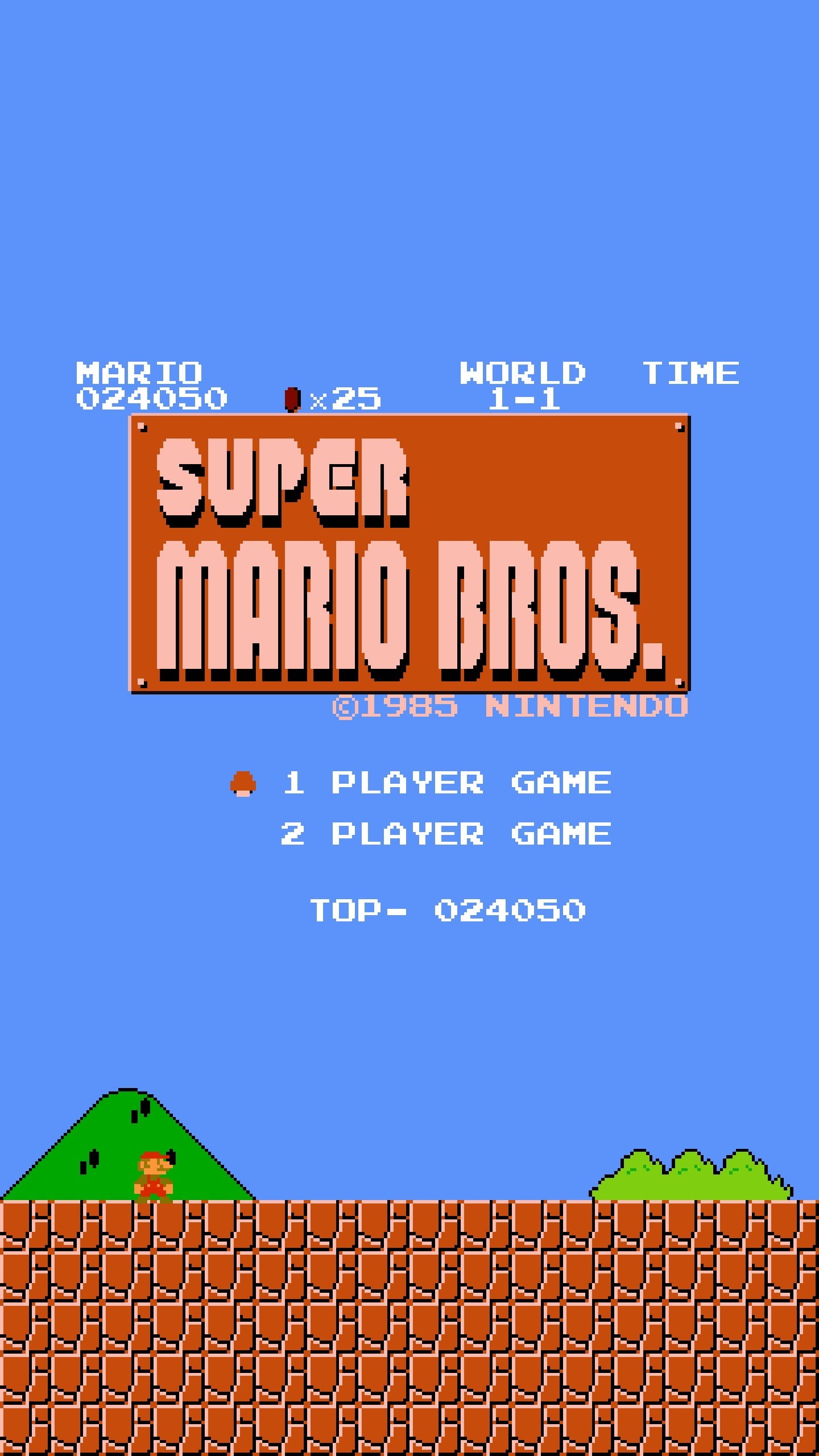 retro Games, Portrait Display, 8, Nintendo, Super Mario, Super Mario Bros., 2K, Bit, Pixels, Phone HD Wallpaper