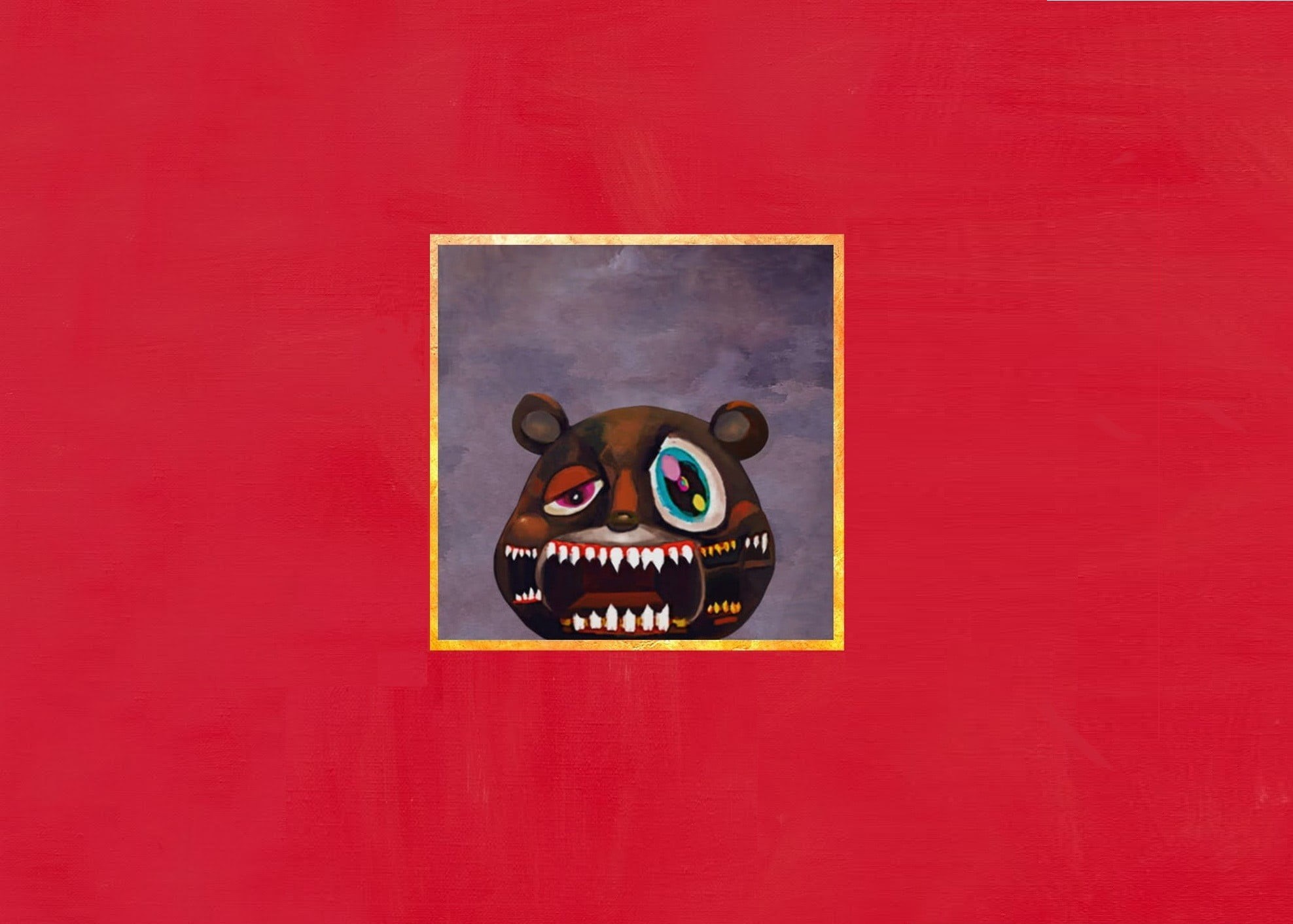 brown, frame, yellow, copy space, architecture, metal, red, orthographic symbol, entrance, poster, no people, wall - building feature, Kanye West, black, HD Wallpaper