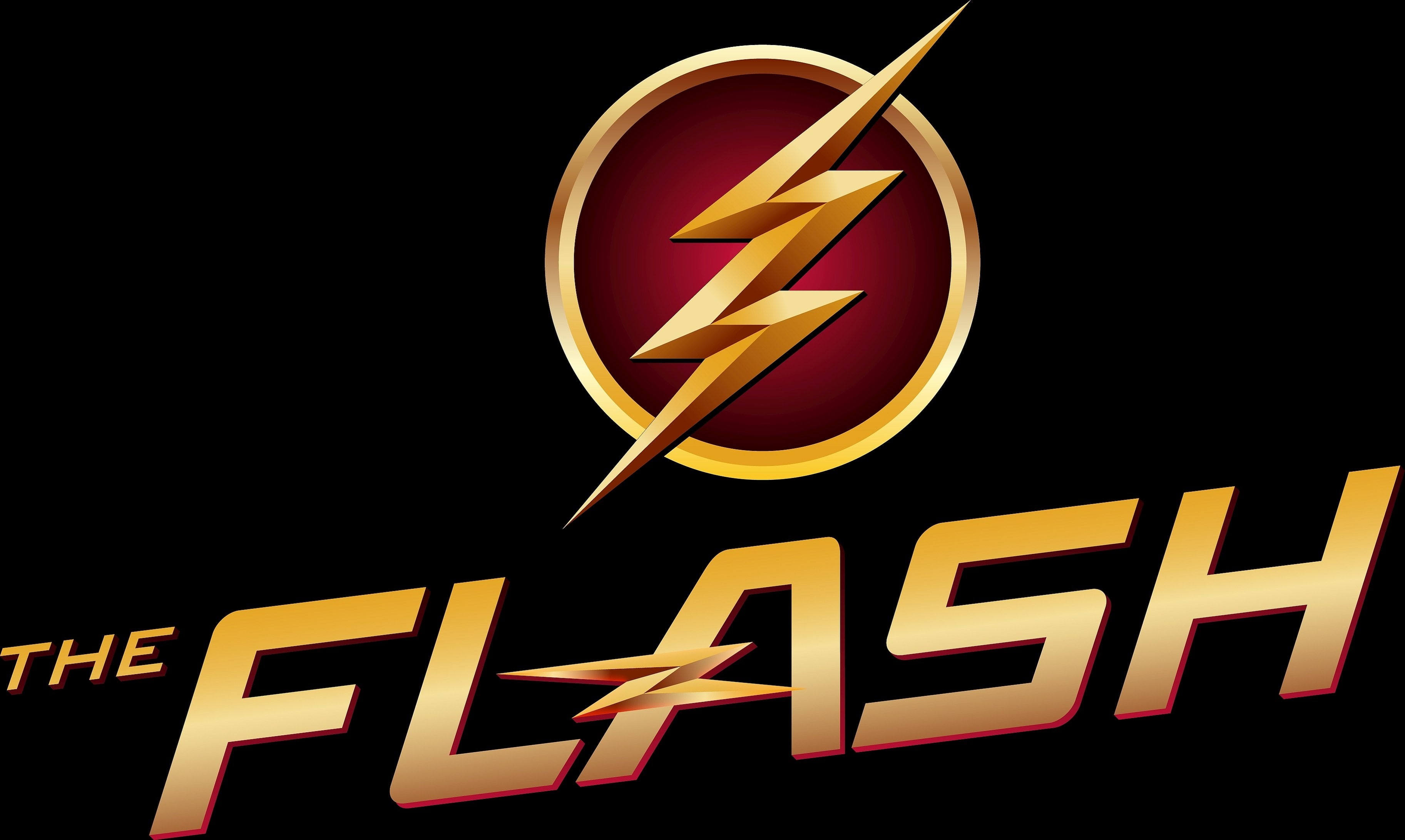 yellow, illuminated, neon, communication, sign, the flash, hd, capital letter, logo, tv shows, orthographic symbol, information sign, no people, western script, HD Wallpaper