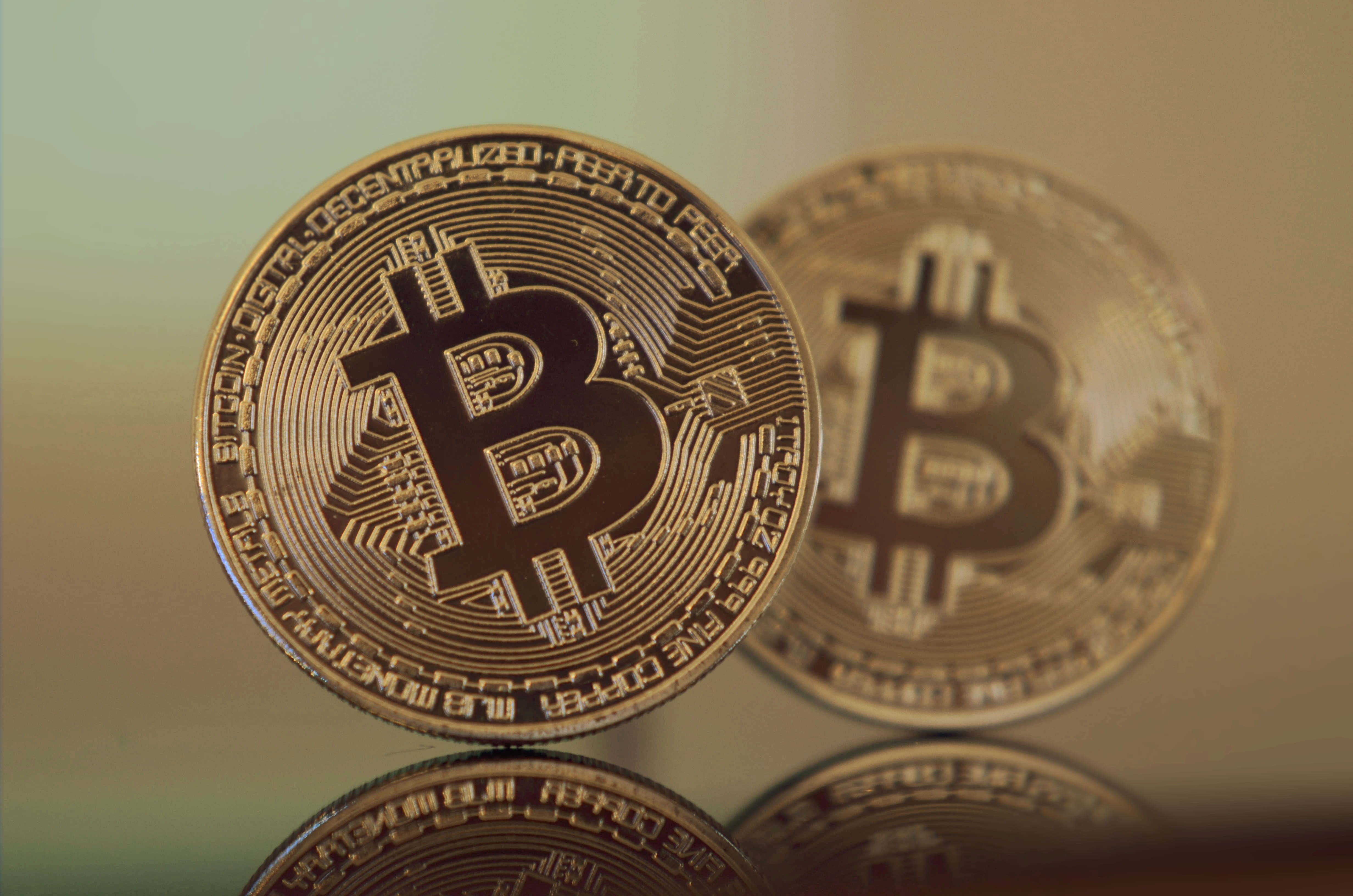 still life, currency, antique, close-up, finance, colored background, money, payment, history, business, studio shot, bitcoin, text, group of objects, two, HD Wallpaper