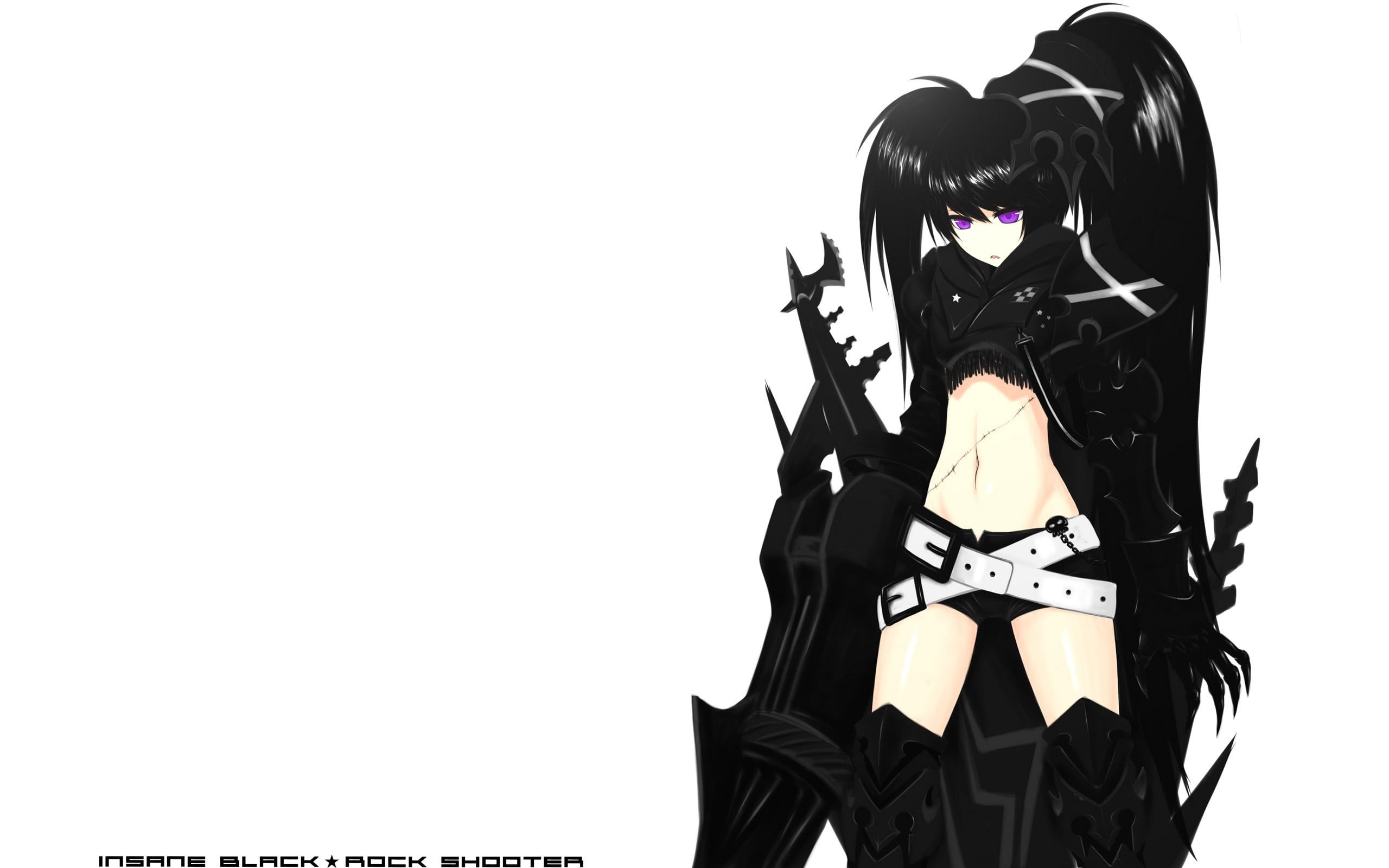 fashion, anime girls, men, Black Rock Shooter, 2K, leisure activity, lifestyles, adult, creativity, young women, women, human body part, young adult, Insane Black Rock Shooter, HD Wallpaper