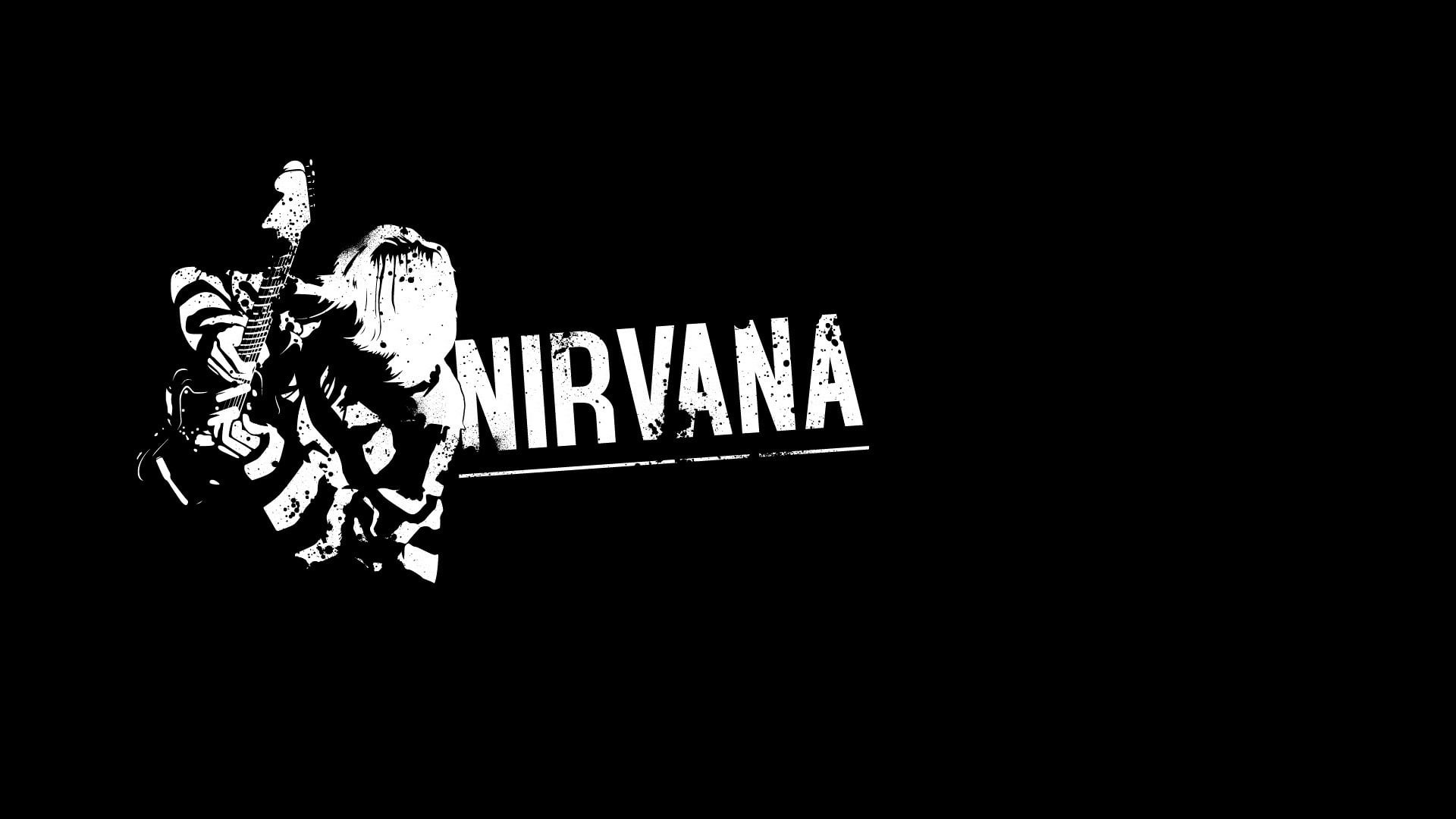 men, black And White, illustration, dark, no people, capital letter, illuminated, guitarist, form of communication, human representation, black Color, message, HD Wallpaper