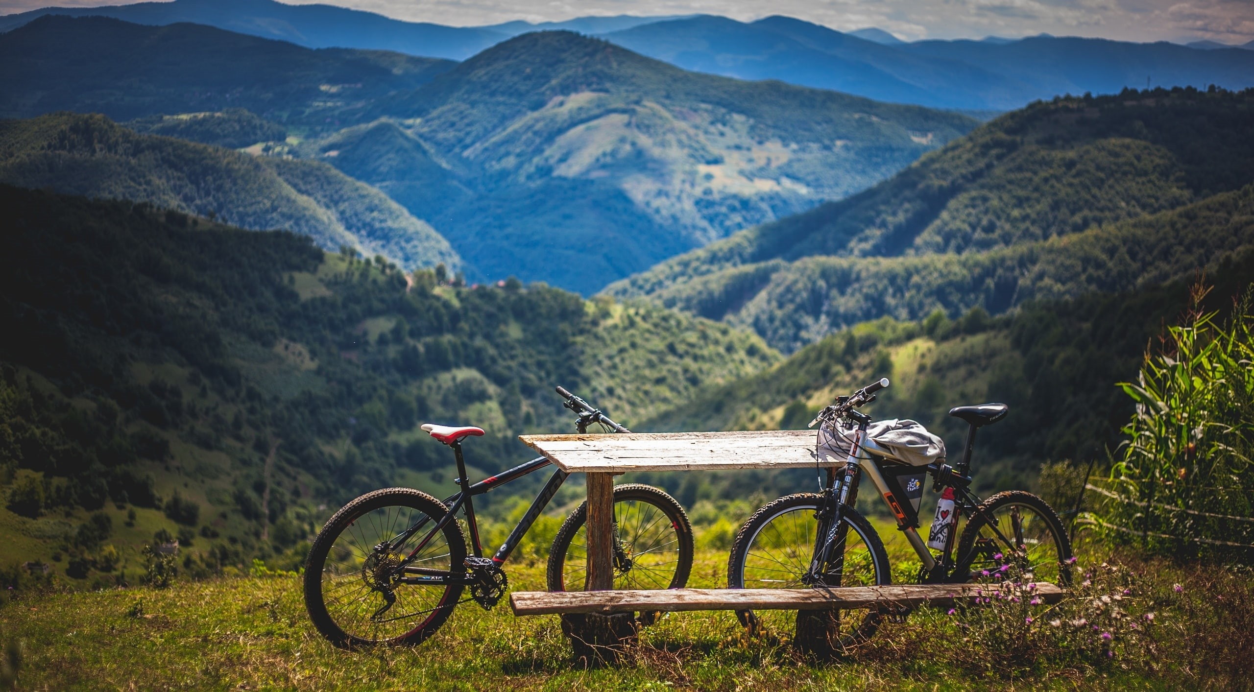 tranquil scene, environment, plant, bosnia, mode of transportation, Sports, sport, landscape, Bicycle, outdoors, land, tree, bicycles, grass, non-urban scene, HD Wallpaper