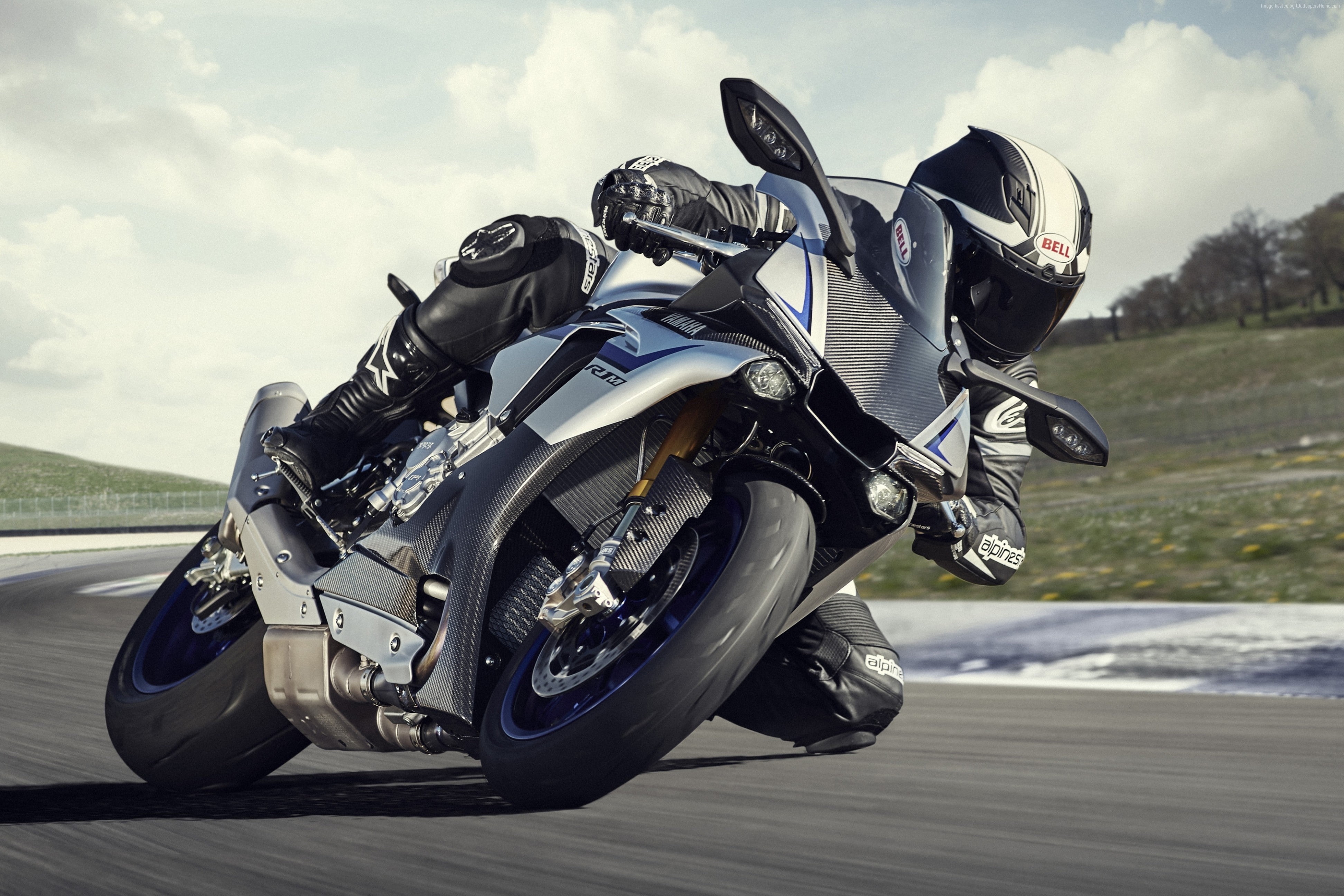 racing, 4K, Yamaha YZF-R1, bike, sport, motorcycle, HD Wallpaper