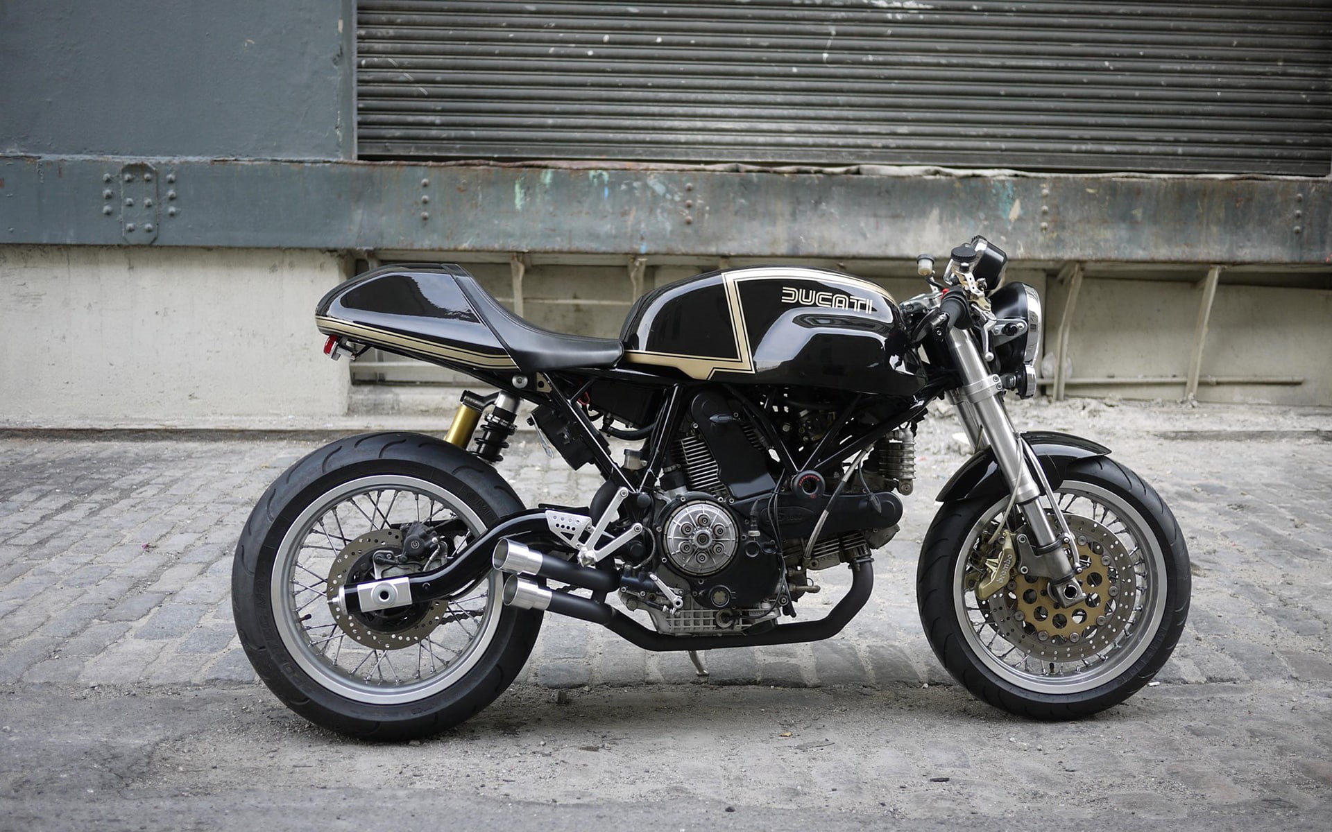 racer, motorcycle, ducati, bikes, hd, 1080P, cafe, HD Wallpaper