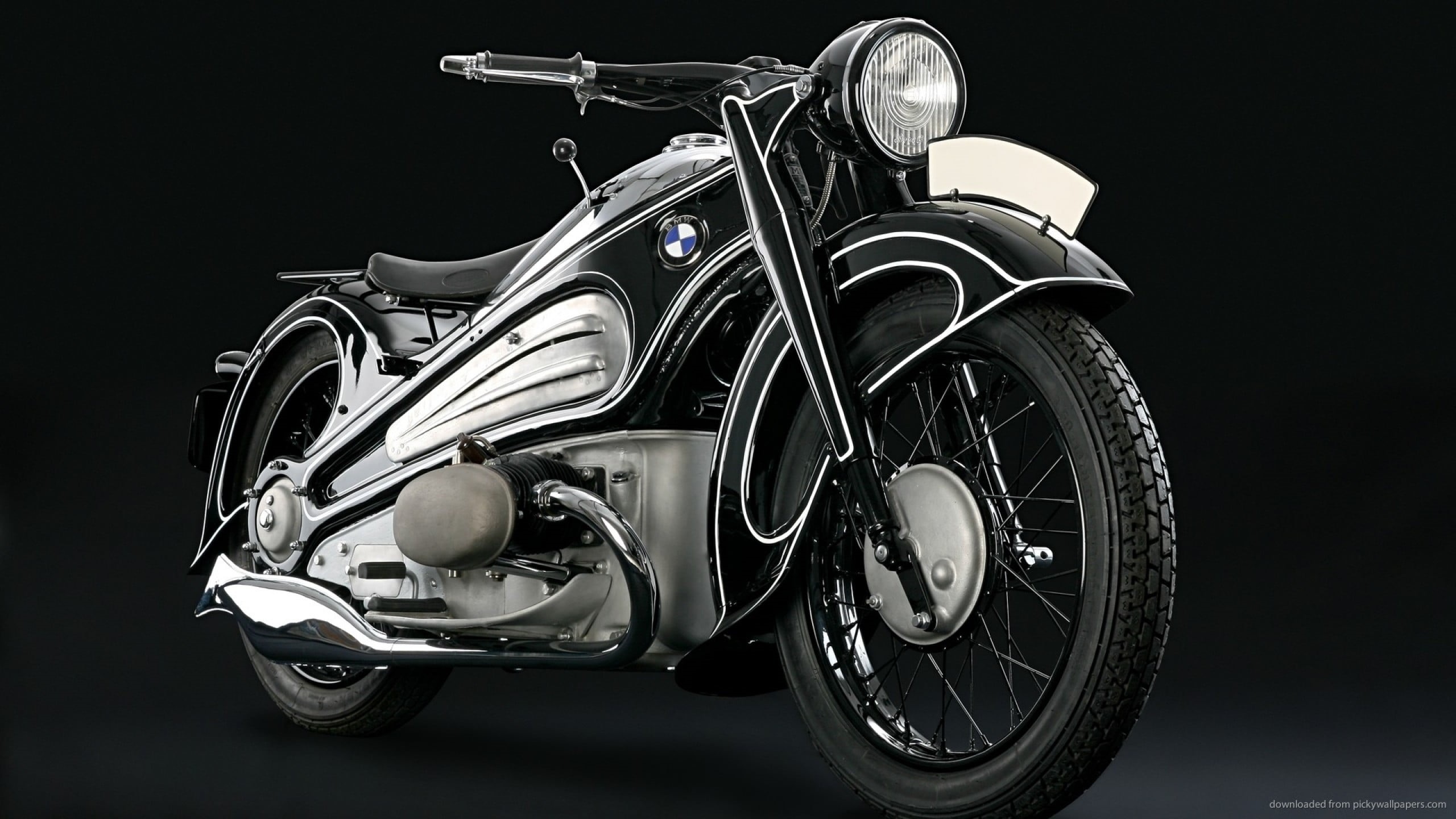 metal, mode of transportation, tire, motorcycle, retro styled, chrome, luxury, stationary, no people, riding, transportation, racer, studio shot, black background, HD Wallpaper