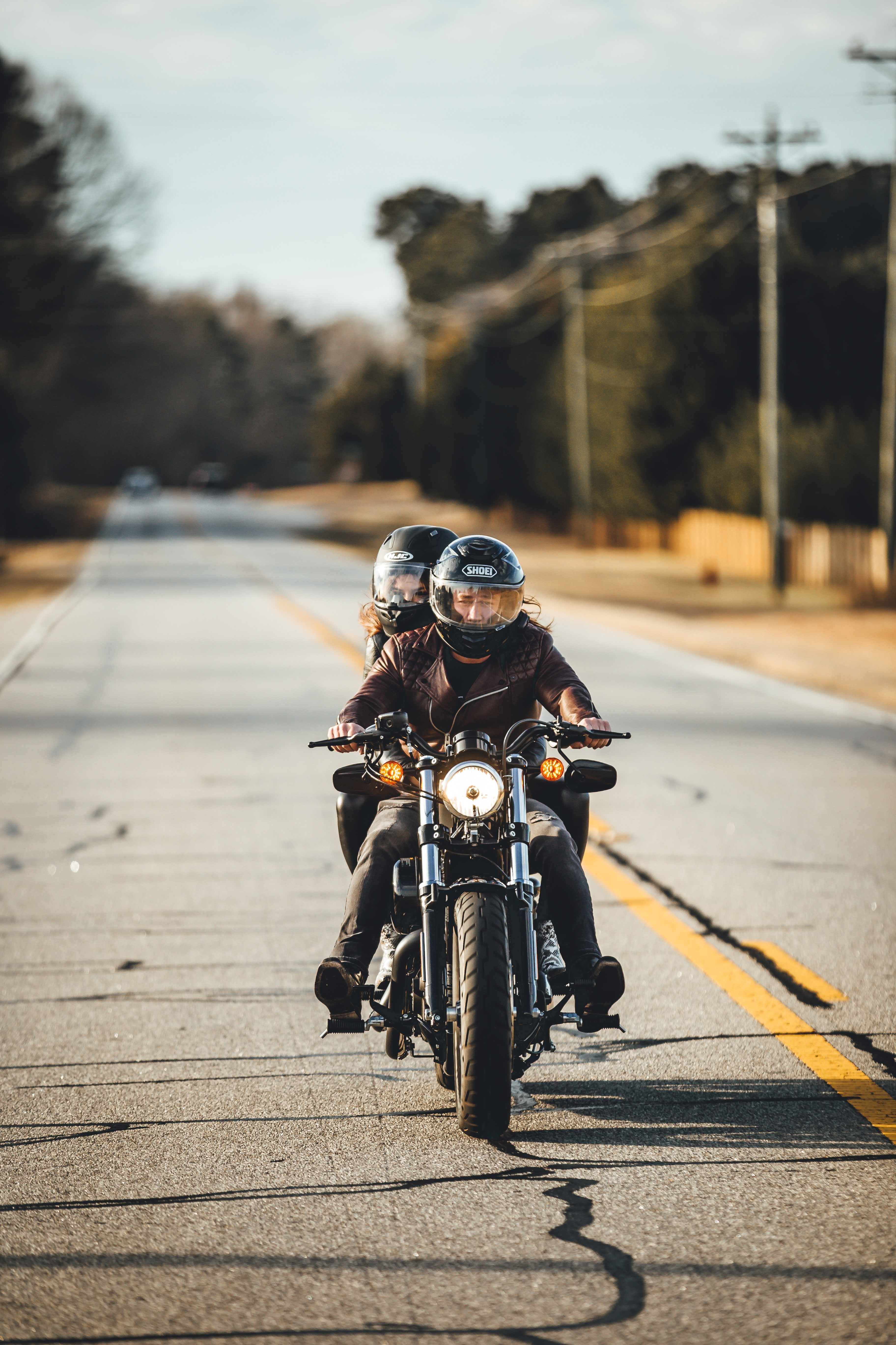 land vehicle, riding, person, harley davidson, road, outdoors, city, bike, crash helmet, bicycle, day, riding the motorcycle, mode of transportation, biker magazine, Phone HD Wallpaper