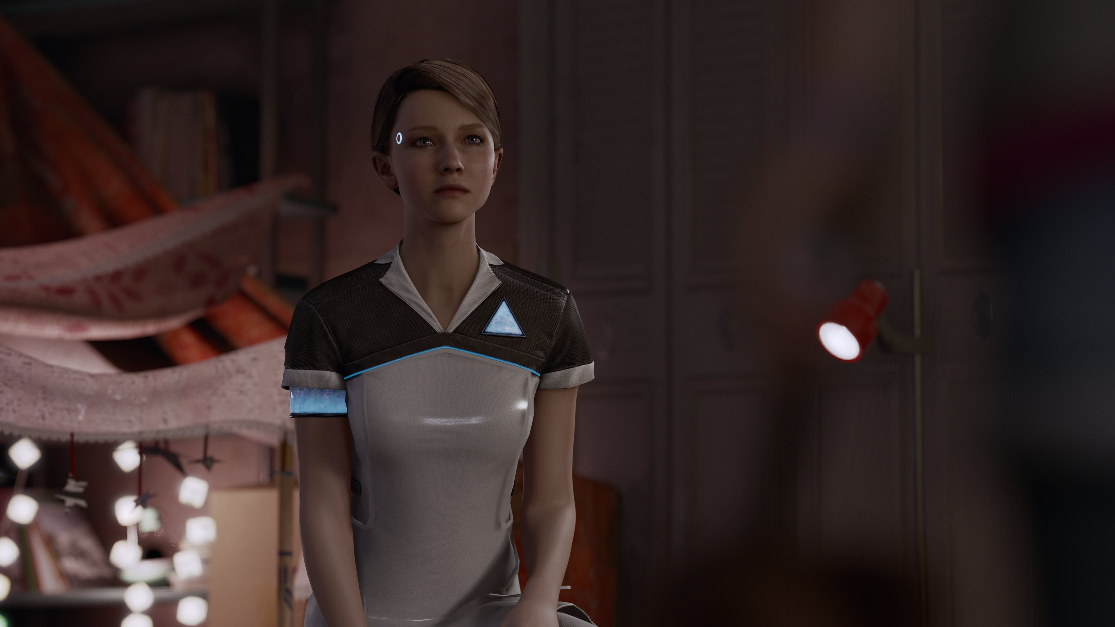 Kara (Detroit: Become Human), adult, young women, beautiful woman, Valorie Curry, women, one person, representation, standing, portrait, fashion, 4K, three quarter length, HD Wallpaper
