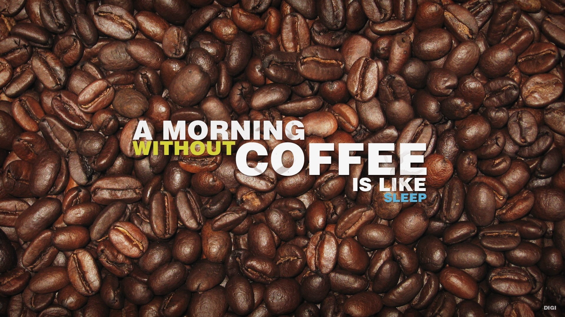 no people, coffee, quote, close-up, large group of objects, coffee beans, abundance, indoors, without, 1080P, food, simple, humor, freshness, sleep, food and drink, HD Wallpaper