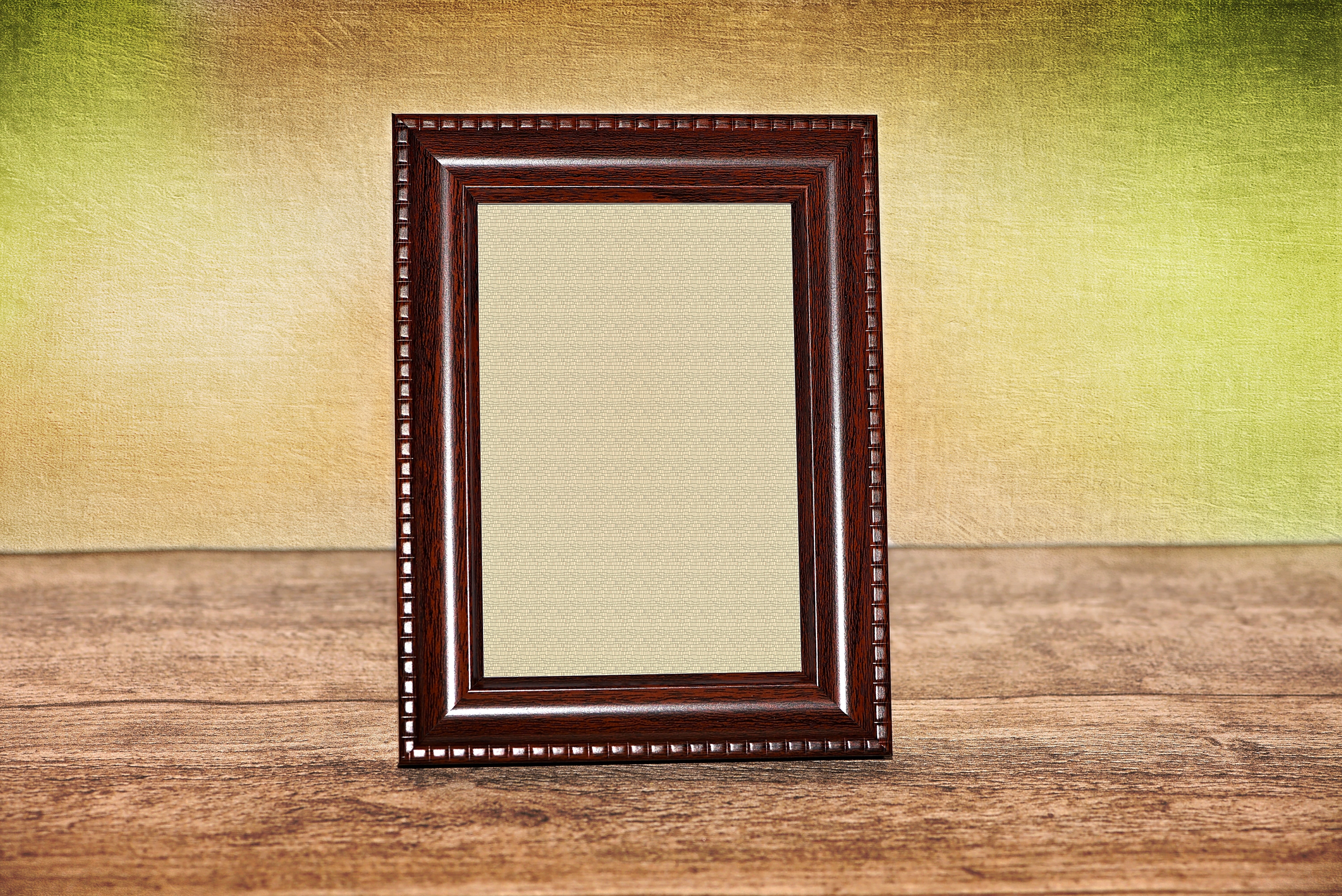close, backgrounds, design, art and craft, frame, table, old-fashioned, pattern, retro Styled, photo, wood picture frame, copy space, wood - Material, 5K, HD Wallpaper