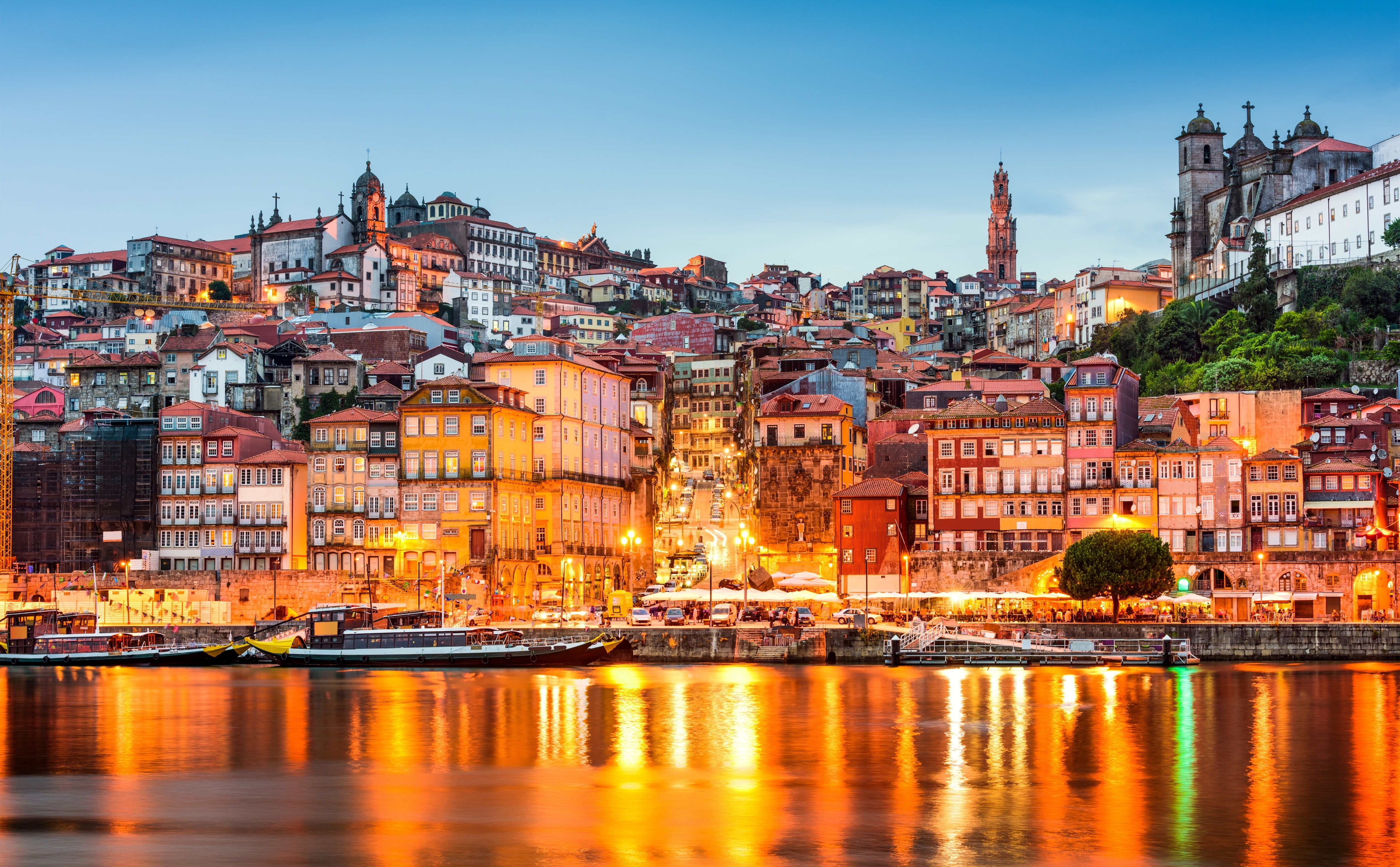 portuguese, outdoors, waterfront, Scenic, Europe, Peninsula, Attraction, Architecture, Cityscape, transportation, residential district, City, HD Wallpaper