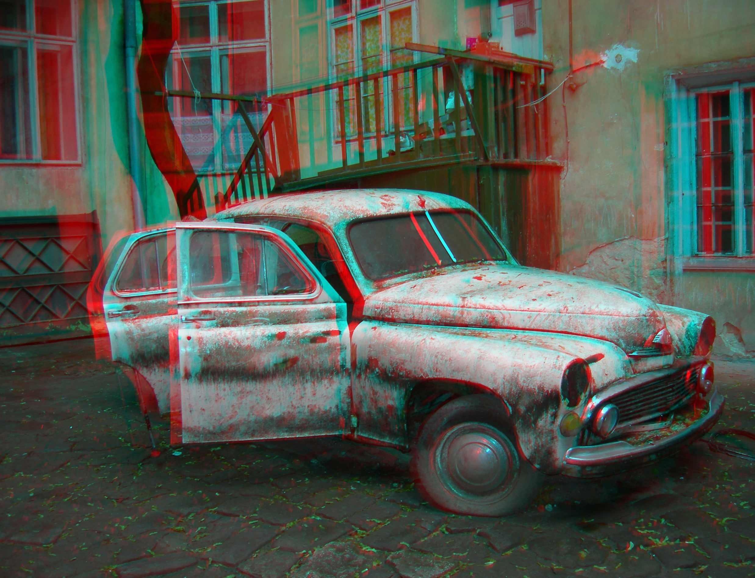 saab, transportation, deterioration, land vehicle, metal, ruined, demolished, rust, mode of transportation, obsolete, car, abandoned, no people, architecture, HD Wallpaper