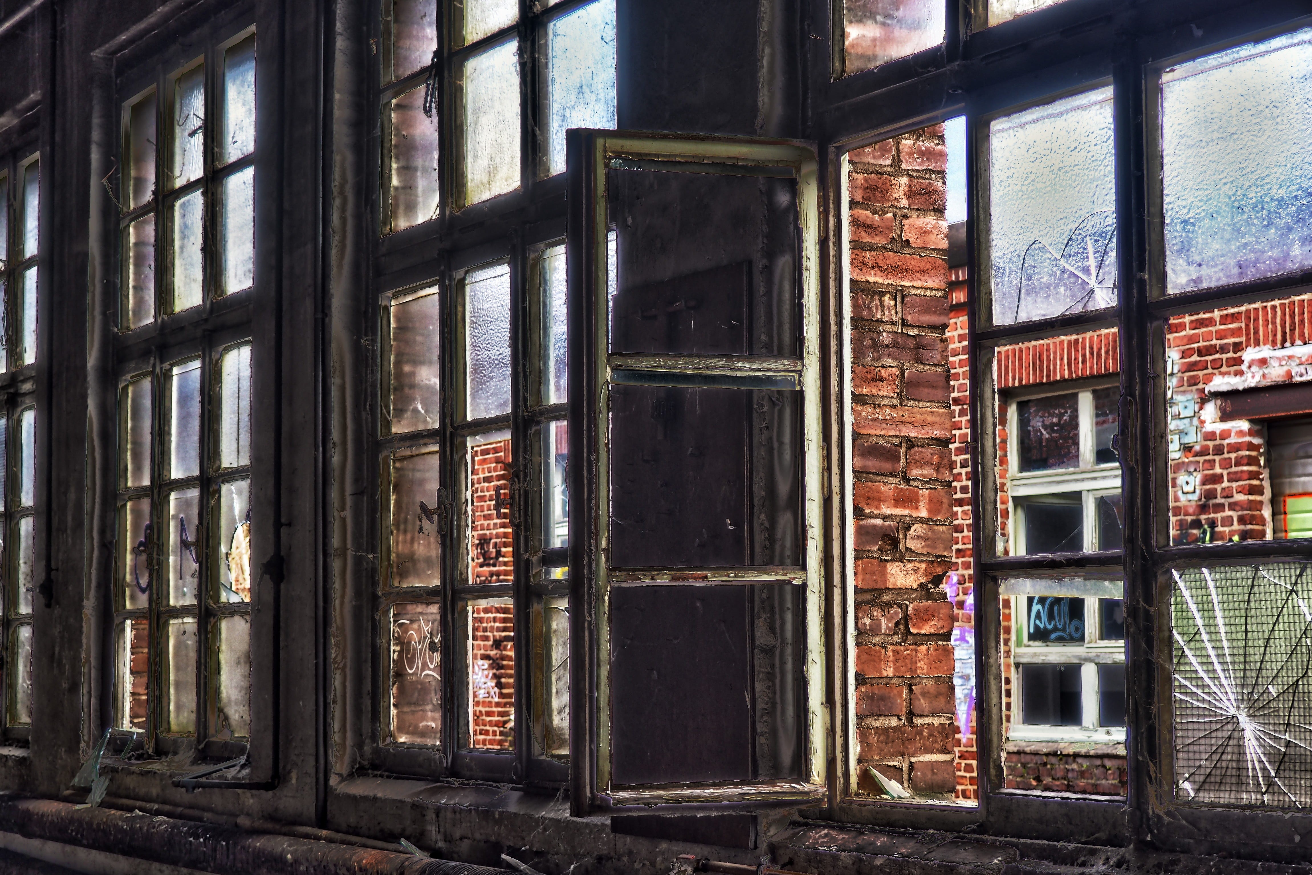 destruction, passed, deterioration, decay, building, pforphoto, home, lost place, lapsed, forgotten places, hdr image, built structure, hdr, close, hauswand, HD Wallpaper