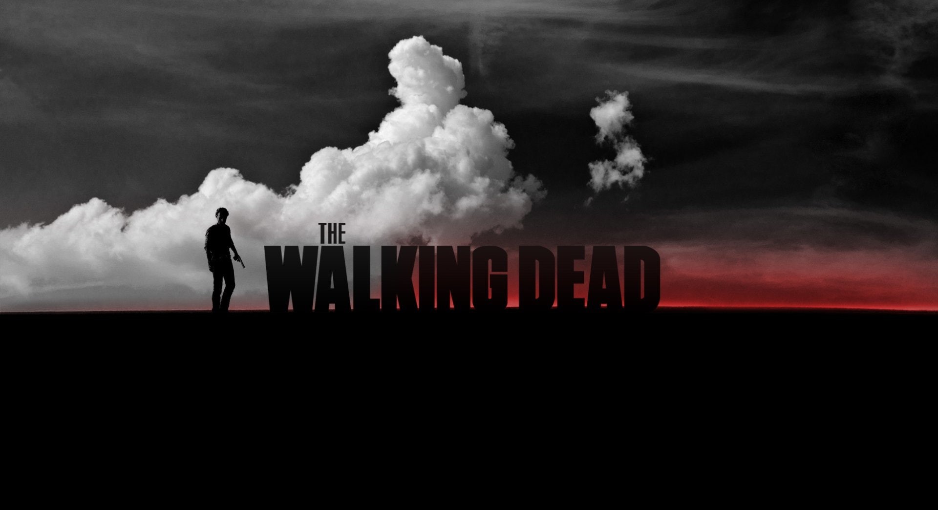 built structure, smoke - physical structure, Rick Grimes, nature, business, industry, The Walking Dead, cloud - sky, standing, adult, digital composite, HD Wallpaper