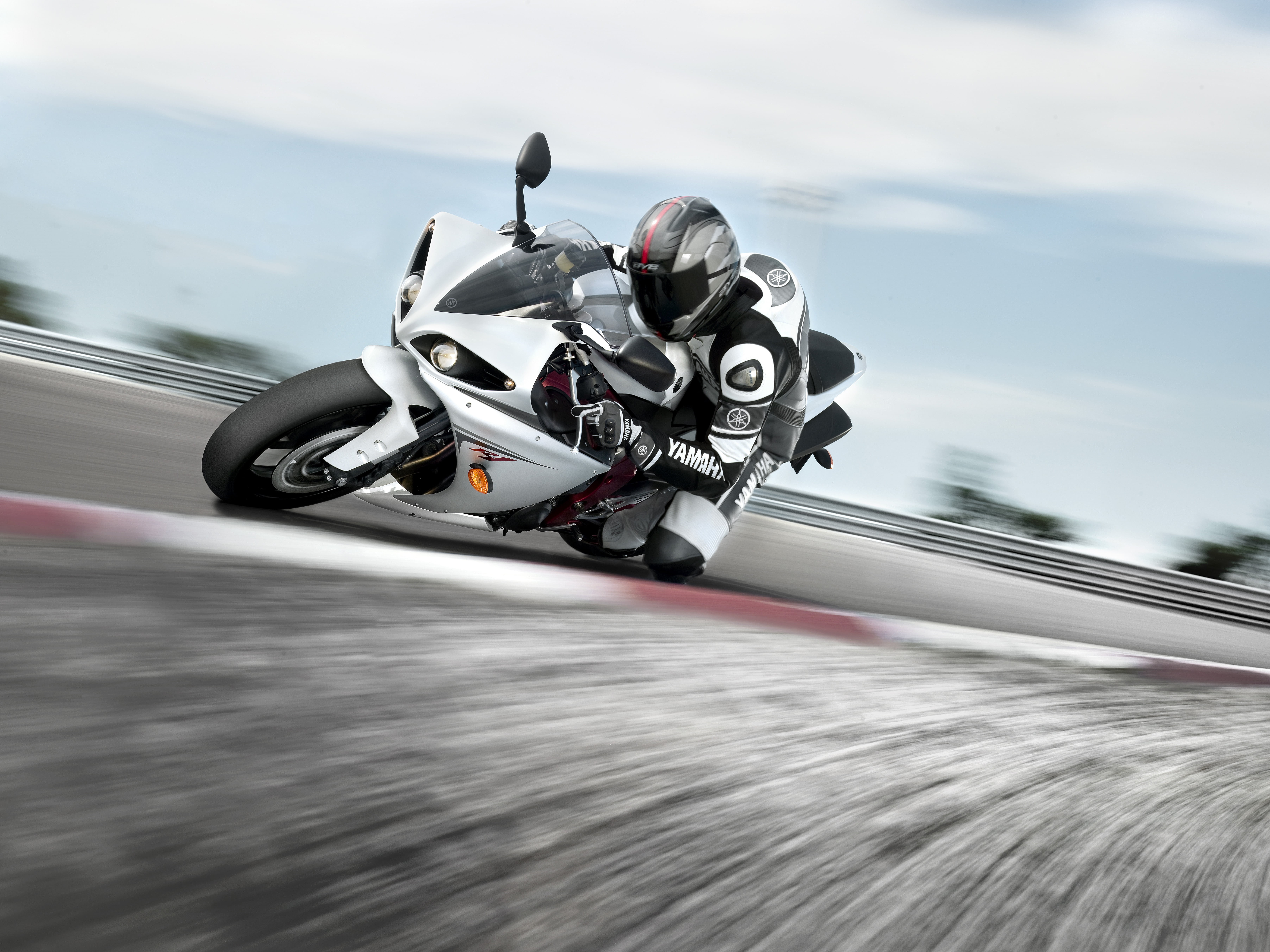 security, sports, mode of transportation, on the move, Yamaha, spain, drive, formula One Grand Prix, paddock, nature, cloud - sky, driving, sports Venue, HD Wallpaper