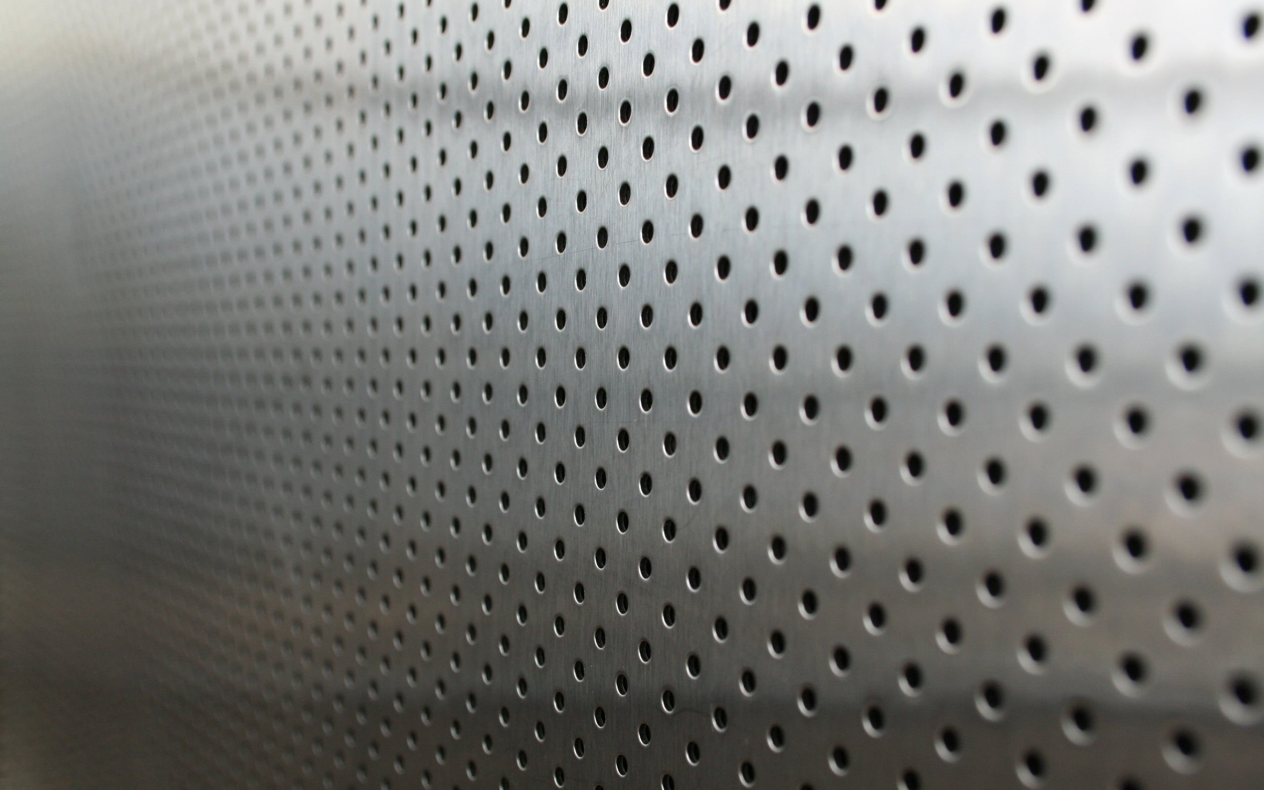 sheet metal, holes, textured, repetition, plate, close-up, alloy, metal, silver colored, abstract, spotted, hole, steel, full frame, indoors, no People, HD Wallpaper
