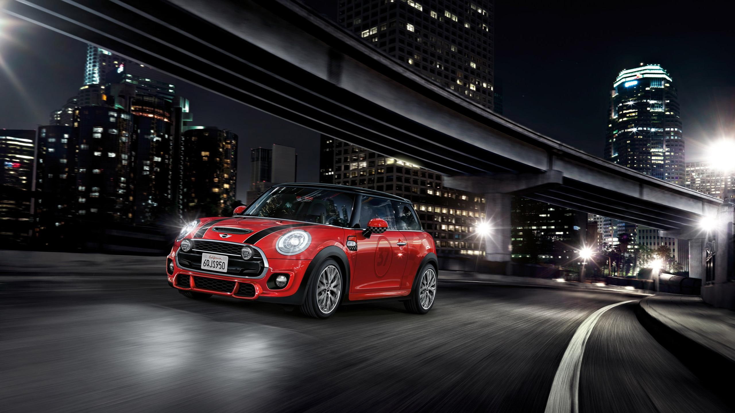 cars, mini, 2K, f, s, cooper, 2014, red, HD Wallpaper
