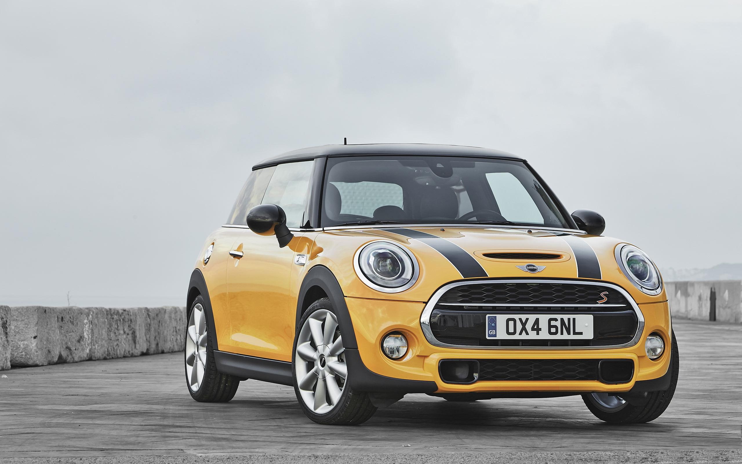 black, cars, 2K, yellow, 2015, s, bmw, cooper, mini, HD Wallpaper