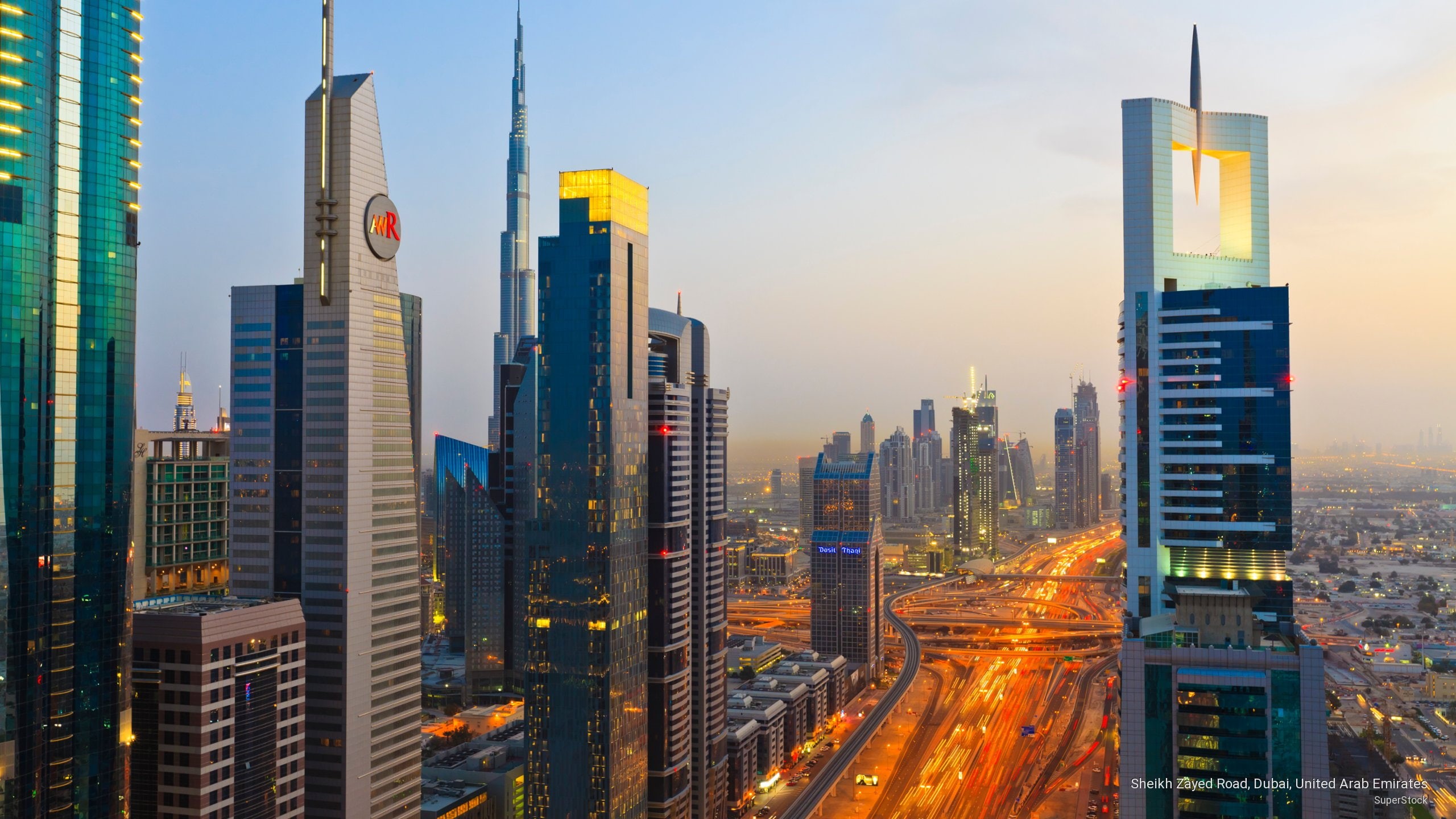 arab, dubai, Asia, united, zayed, emirates, 2K, sheikh, road, HD Wallpaper