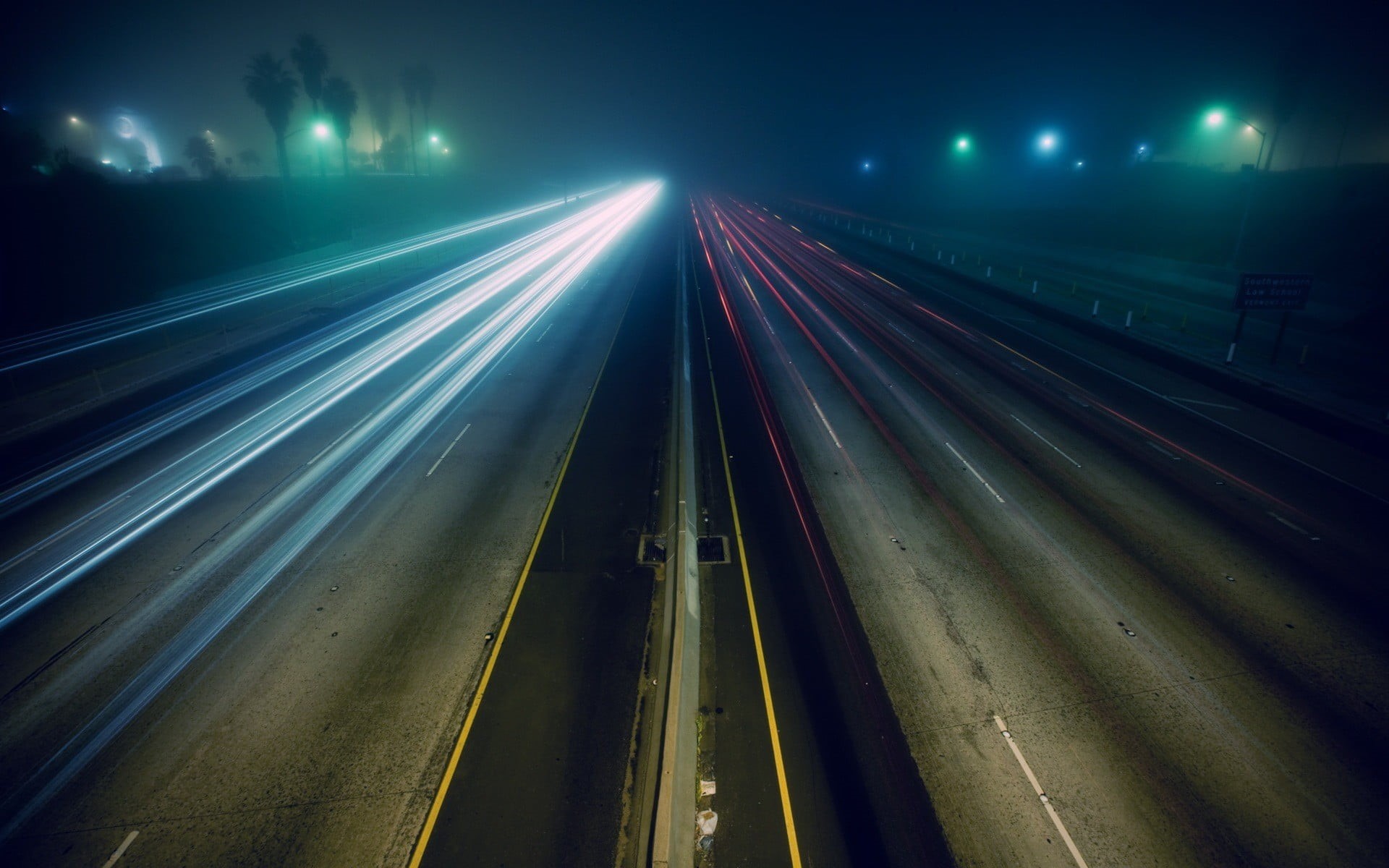 long exposure, transportation, road, speed, traffic, night, street, track, direction, lighting equipment, lights, mode of transportation, the way forward, HD Wallpaper