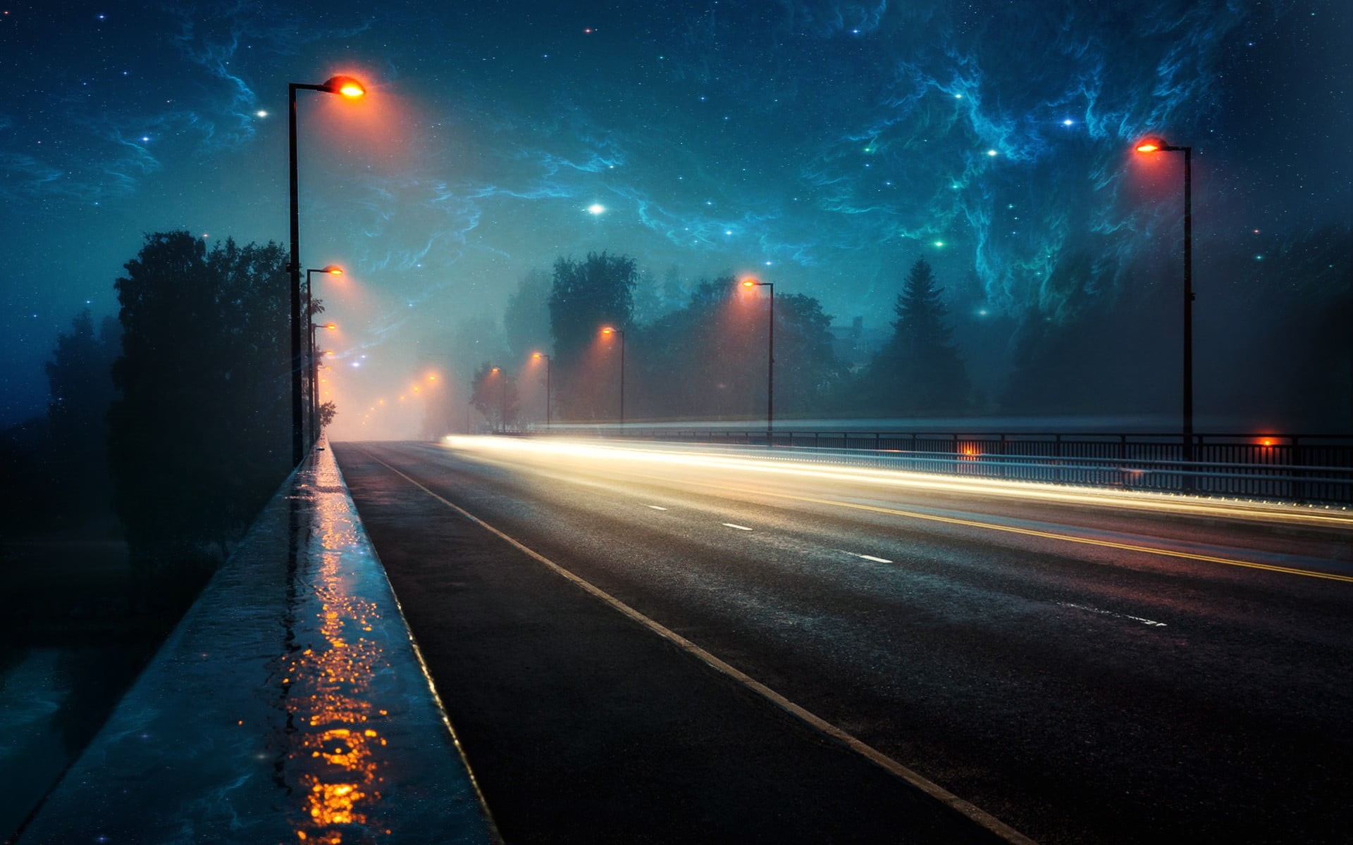 light - Natural Phenomenon, light trail, lighting Equipment, the way forward, traffic, backgrounds, black, 1080P, illuminated, transportation, speed, red, HD Wallpaper