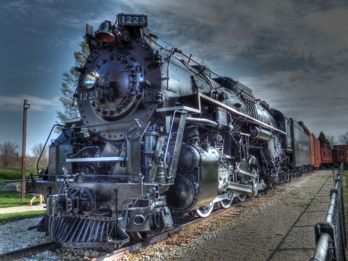 transportation, tonemapping, digital, antique, vehicle, HDR, steam train, retro styled, 720P, locomotive, the past, public transportation, outdoors, smoke - physical structure, HD Wallpaper