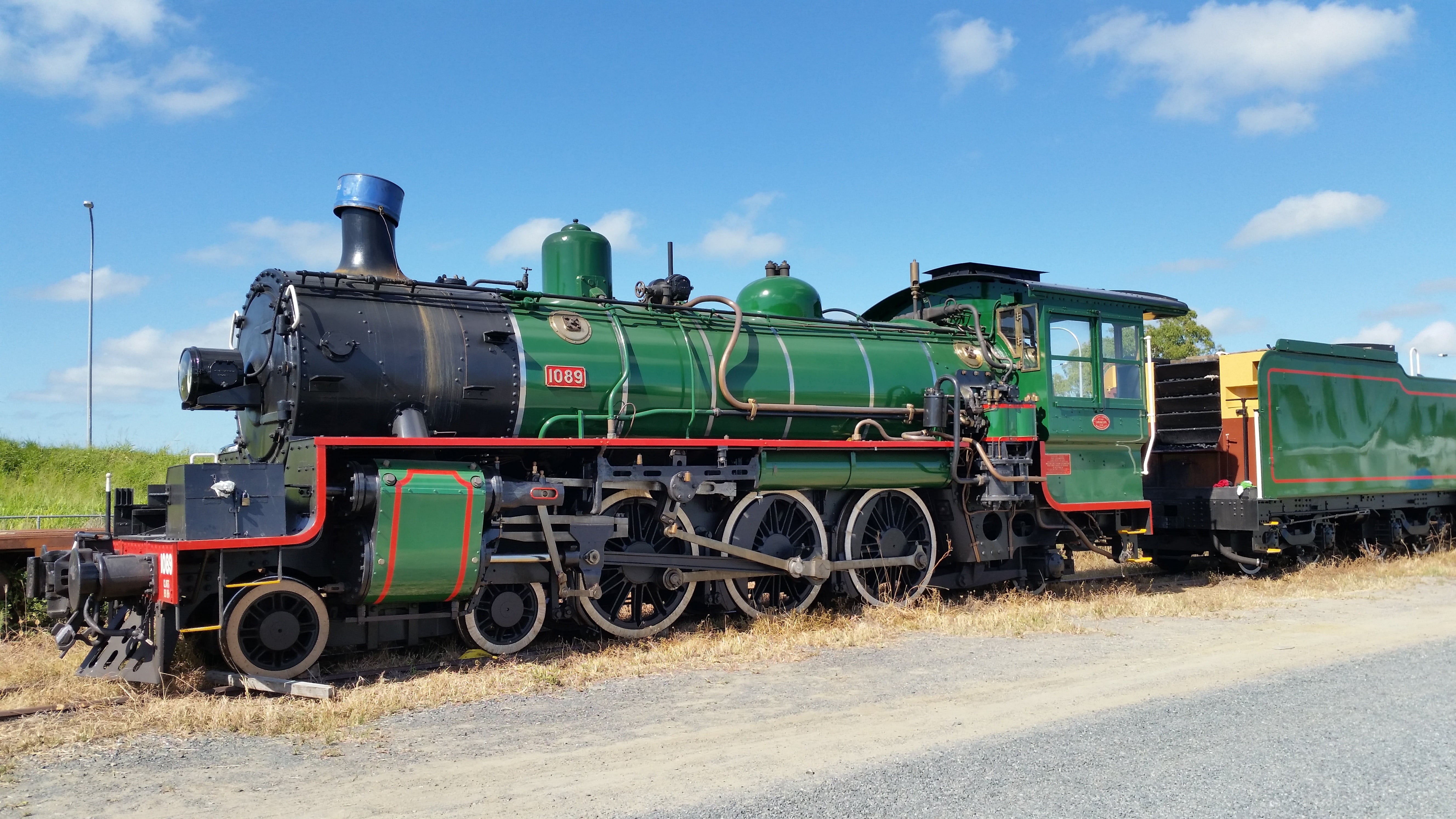 5K, vintage, motor vehicle, track, nature, industry, steam Train, transport, freight, wheel, railway, sky, freight transportation, no people, smoke, power, HD Wallpaper