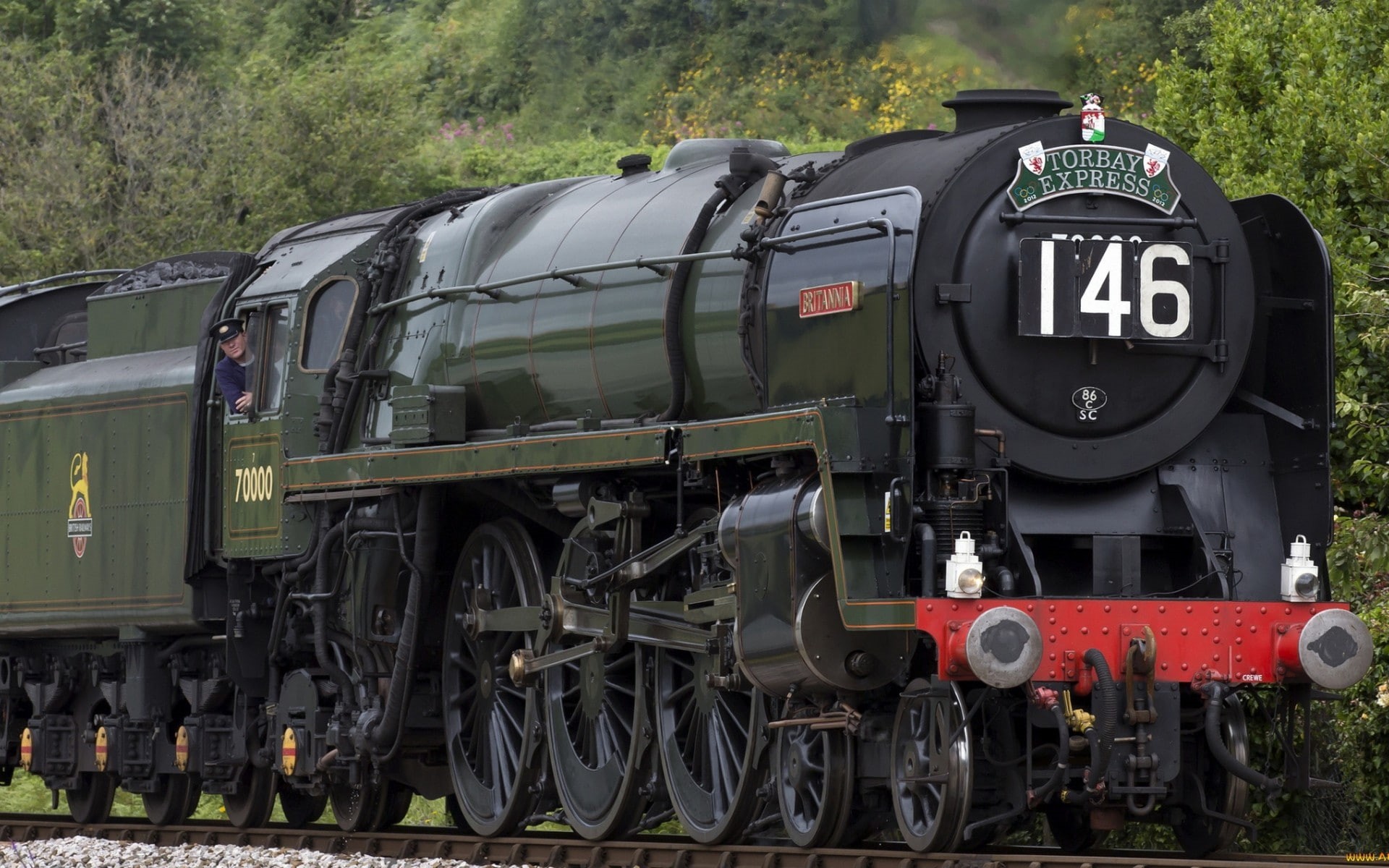 1080P, railway, locomotive, train, vehicle, steam locomotive, HD Wallpaper