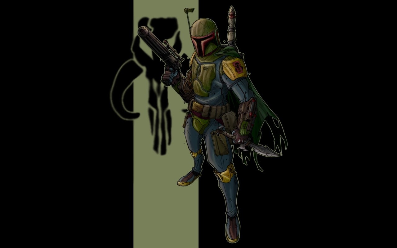 star, fett, 720P, boba, art, wars, boba fett, Star Wars, hd, stars, mandalorian, space, HD Wallpaper