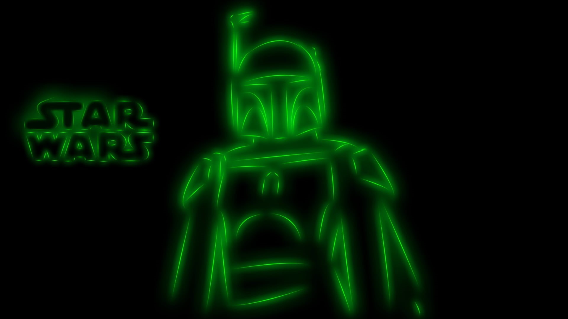 number, lighting equipment, neon, text, illustration, glowing, black background, technology, light - natural phenomenon, Star Wars, studio shot, indoors, HD Wallpaper