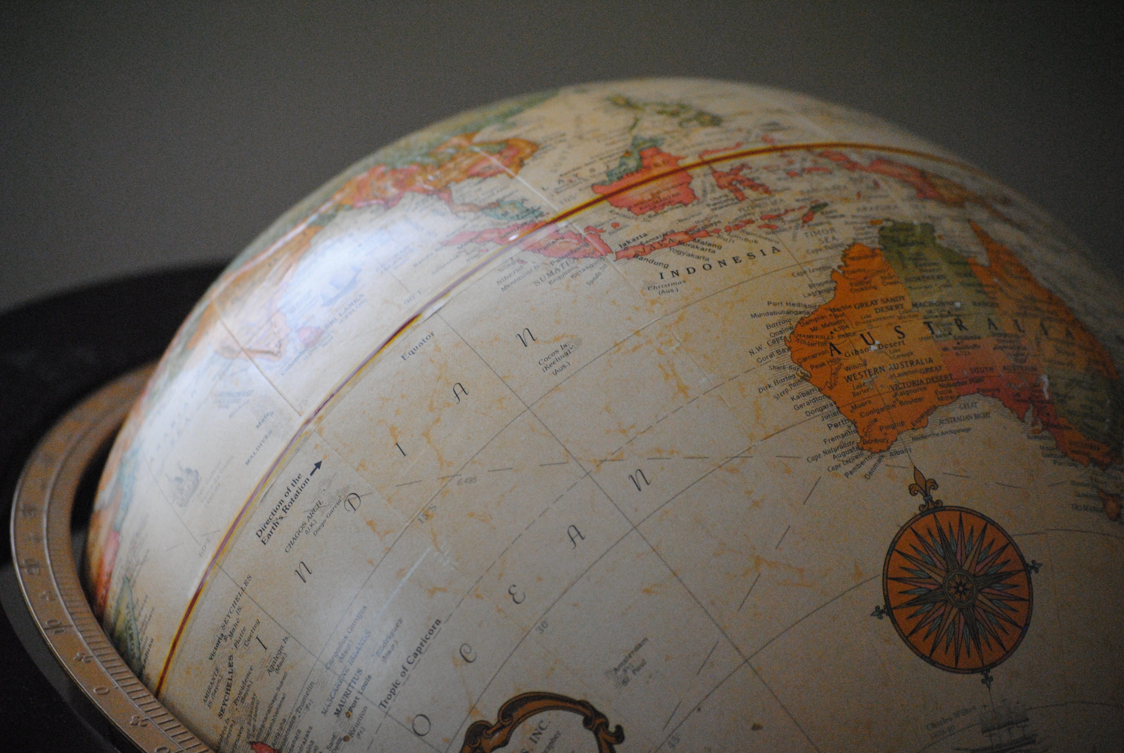 west, guidance, east, map, asia, close-up, desk, icon, physical geography, ball, space exploration, europe, web, education, globes, green, sphere, glass, HD Wallpaper