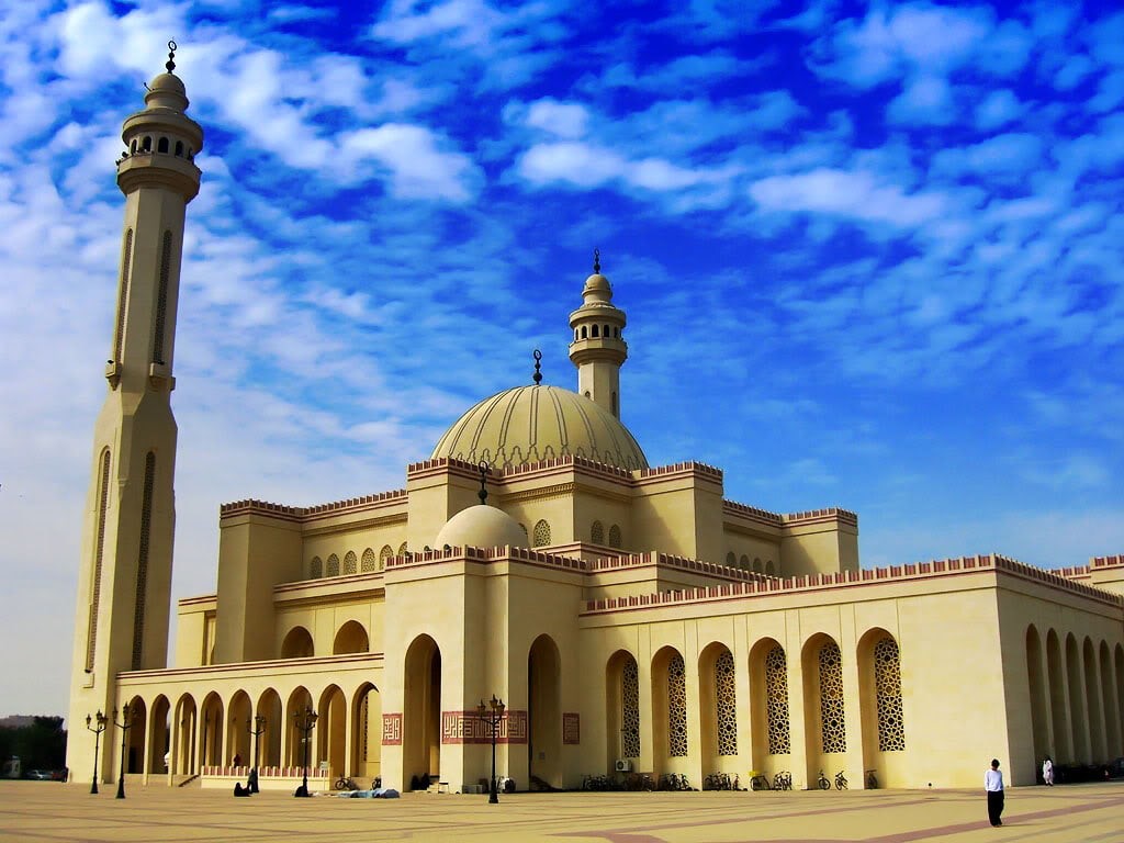 sky, travel, cloud - sky, mosque, building exterior, low angle view, beige, architecture, belief, no people, dome, building, built structure, ornate, Religious, HD Wallpaper