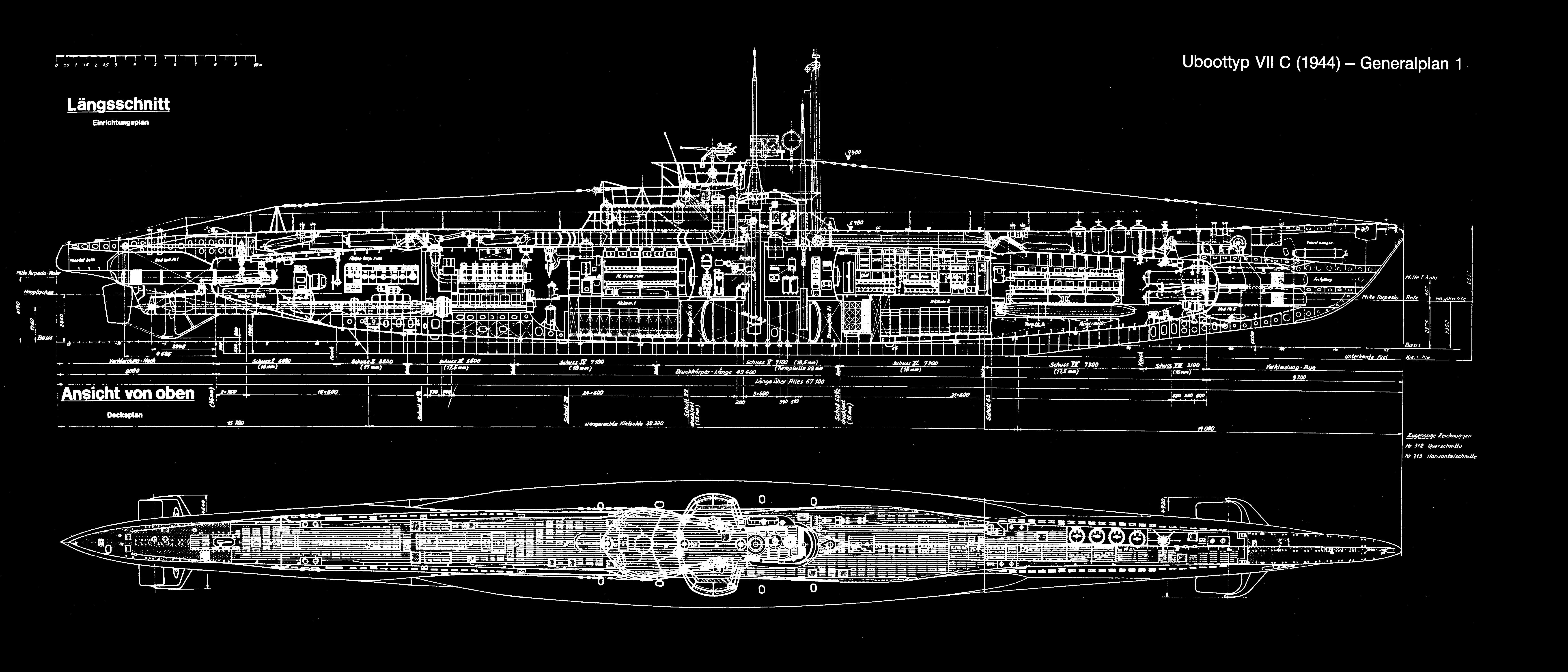 5K, german type vii submarine, HD Wallpaper