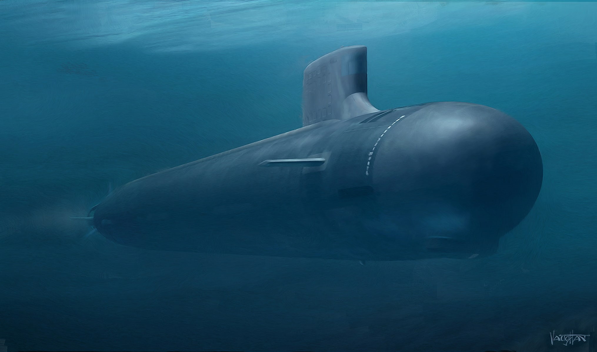 submarine, underwater, 1080P, atomic, weapons, boat, HD Wallpaper