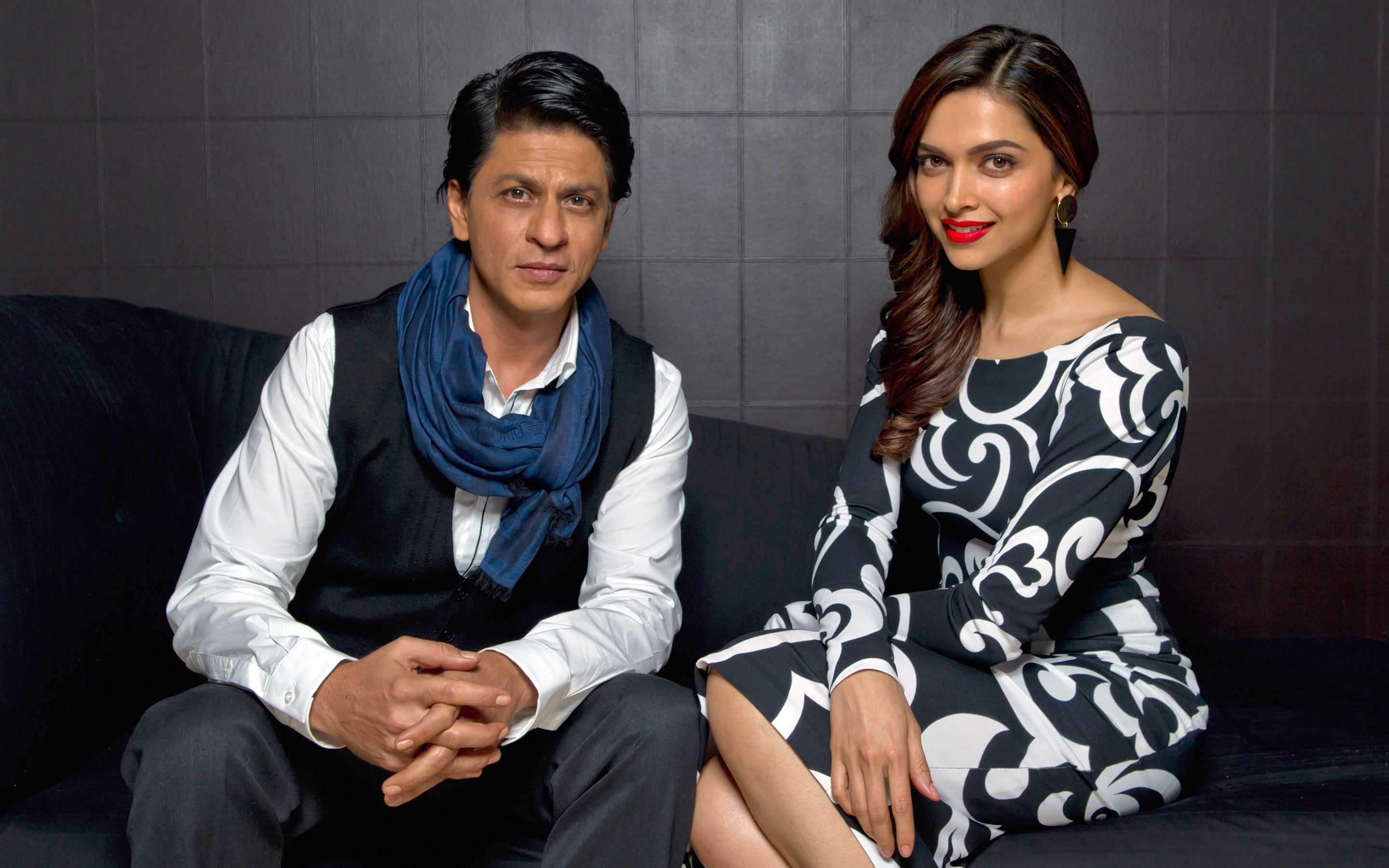 Khan, Deepika, 2K, Shahrukh, Padukone, HD Wallpaper