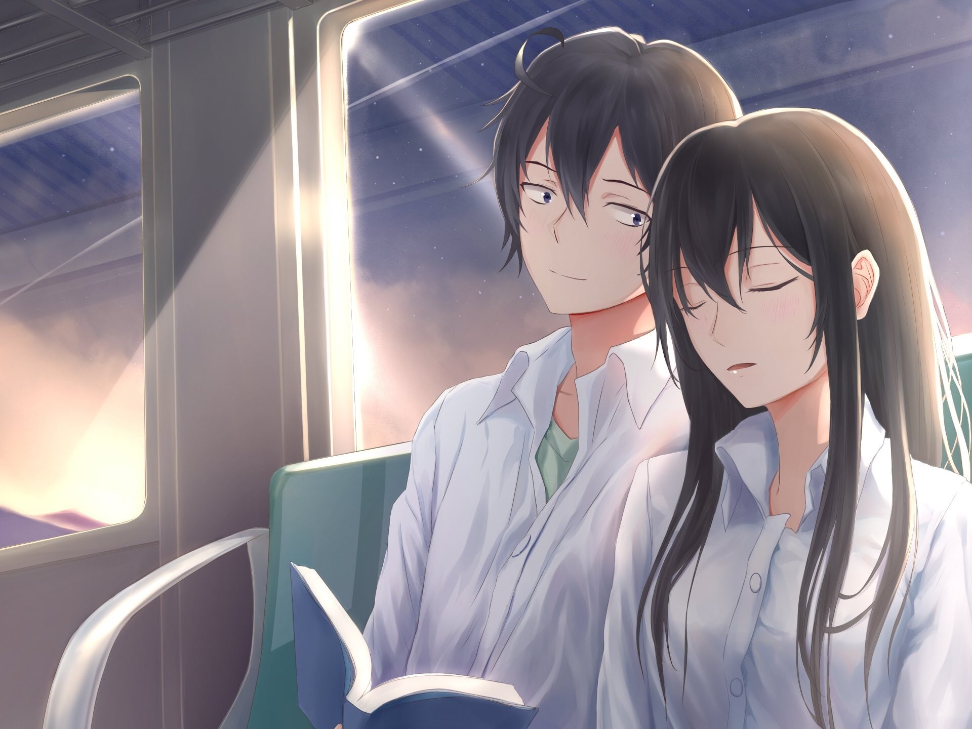 Yukino Yukinoshita, Anime, Hikigaya Hachiman, My Teen Romantic Comedy SNAFU, 1080P, HD Wallpaper